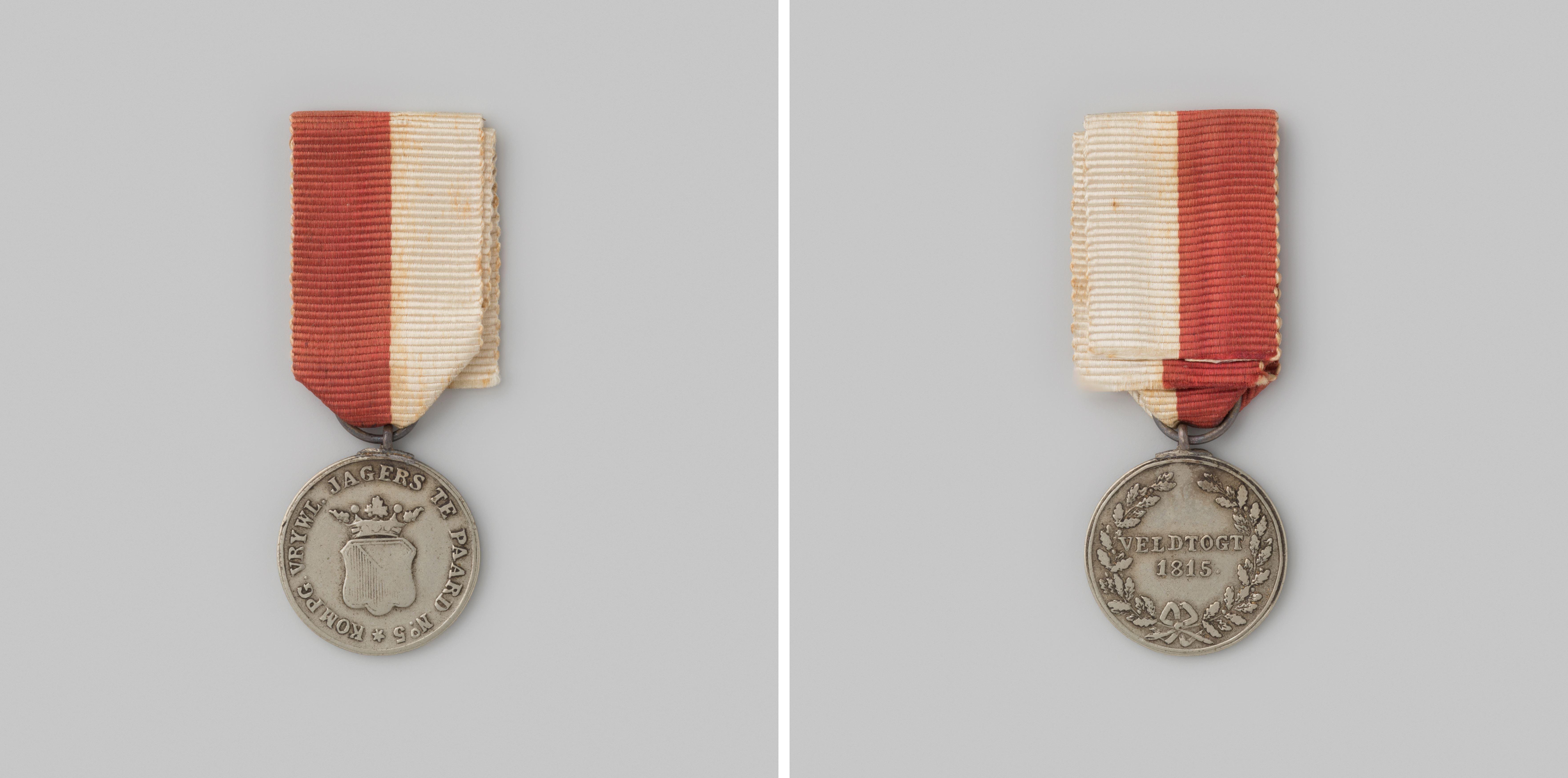 Erepenning compagnie Utrechtse vrijwilligers te paard no. 5