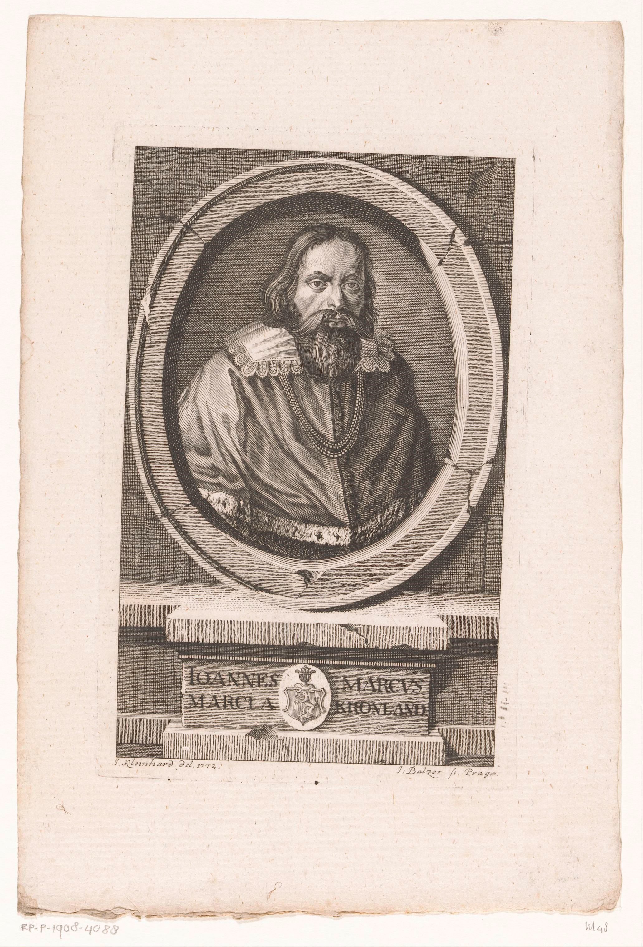Portret van Johannus Marcus Marci