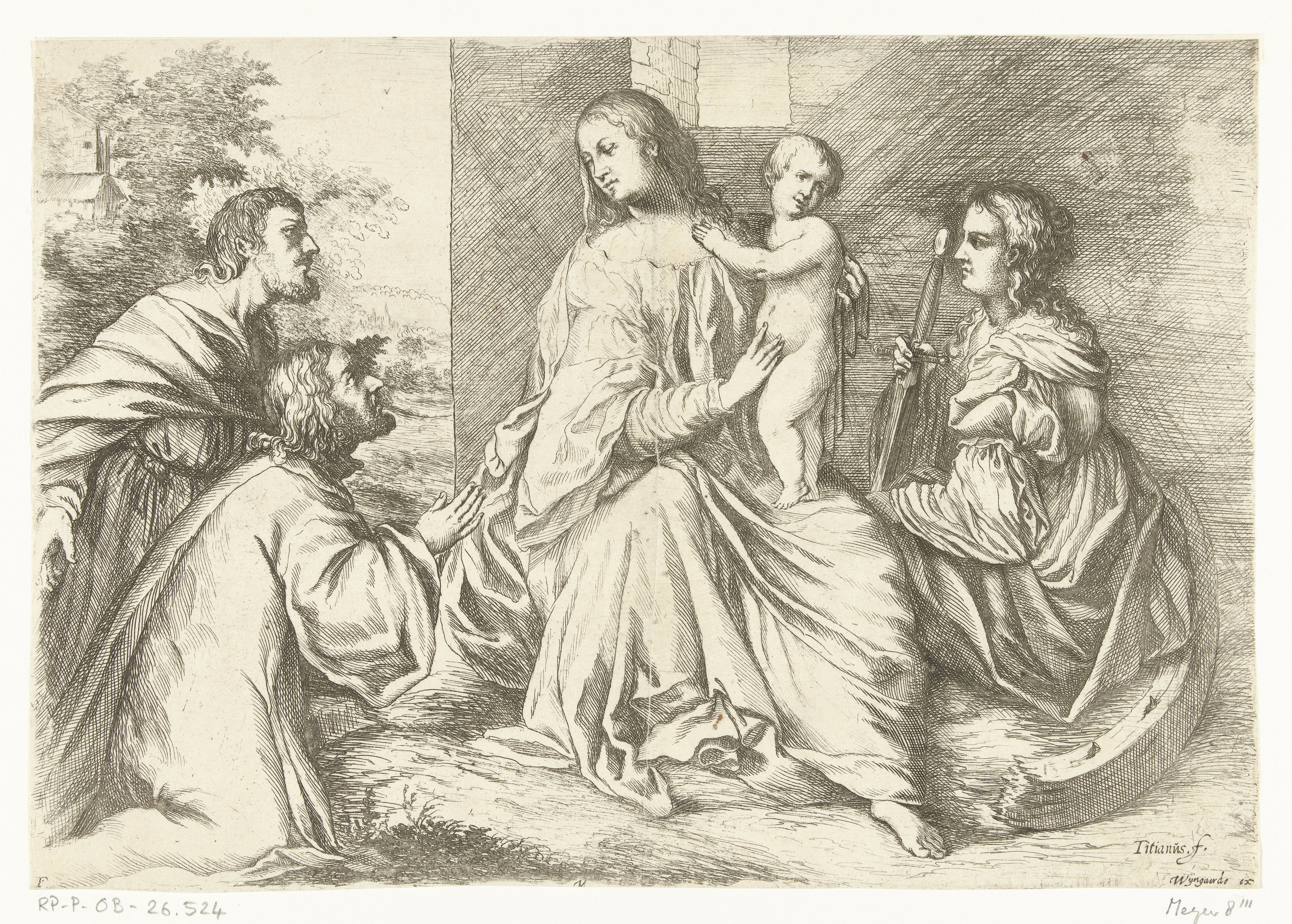 Maria met Christus en de heilige Catharina van Alexandrië