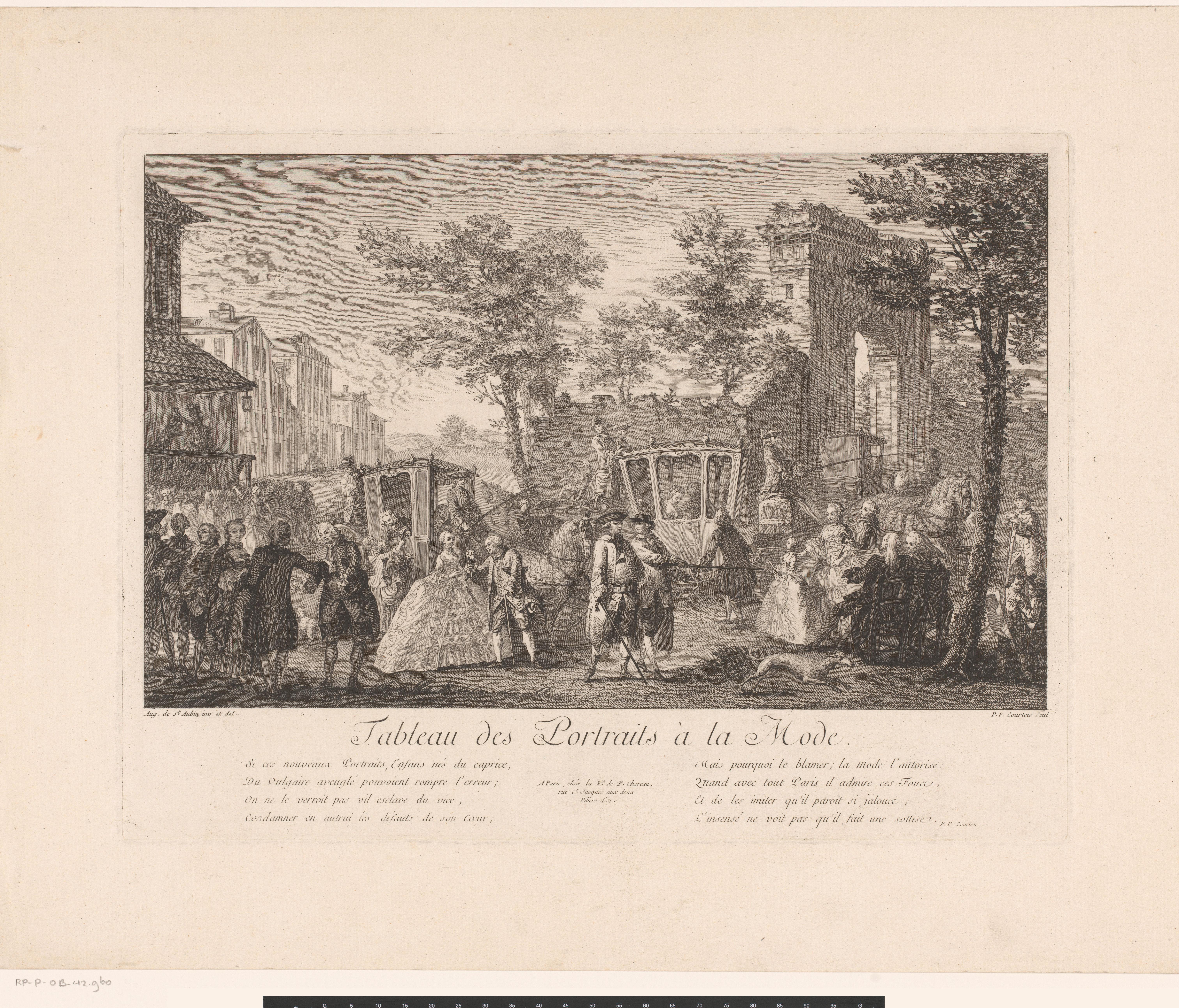 Fashion and Elegance: Strolling Parisians
