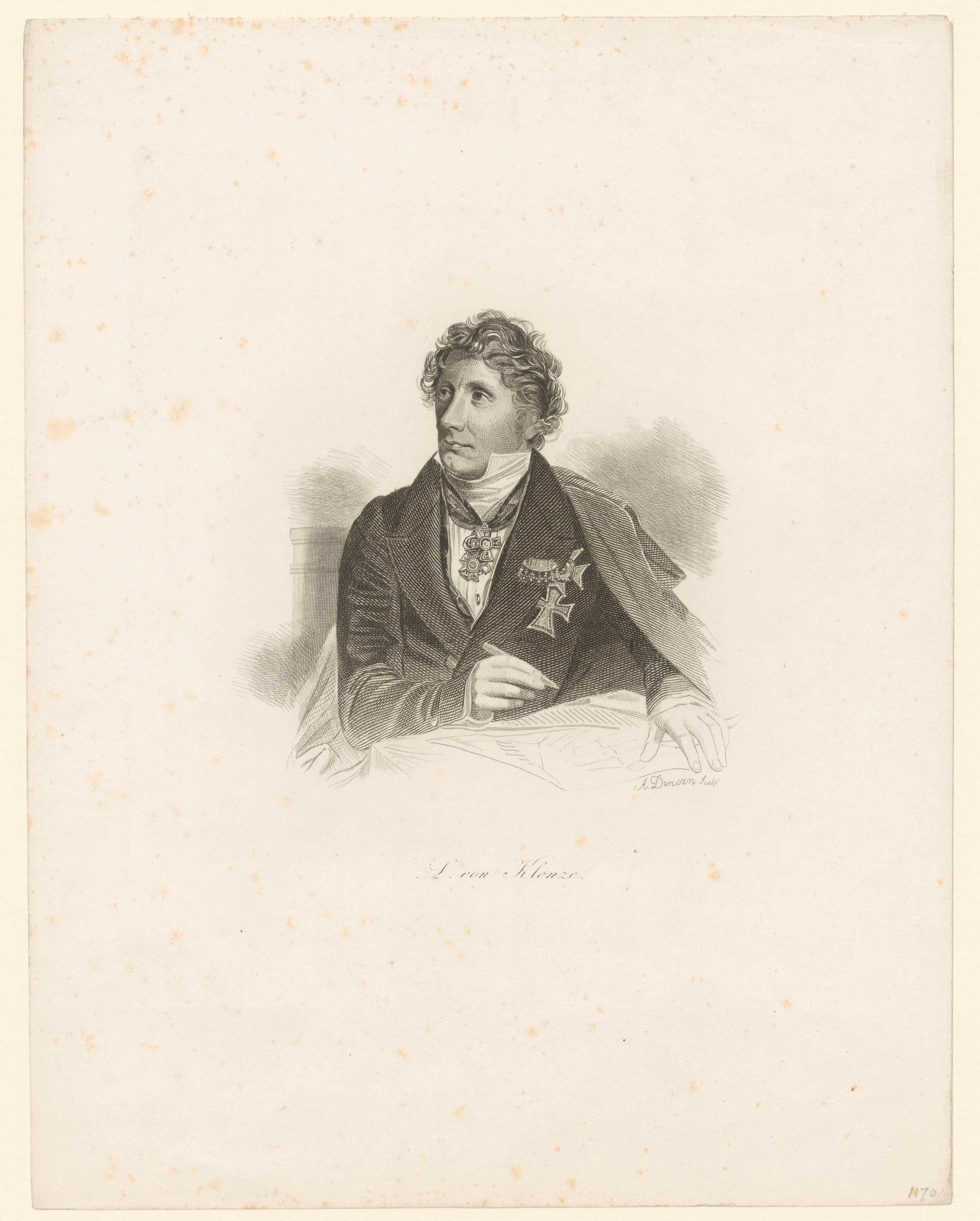 Portret van Leo von Klenze