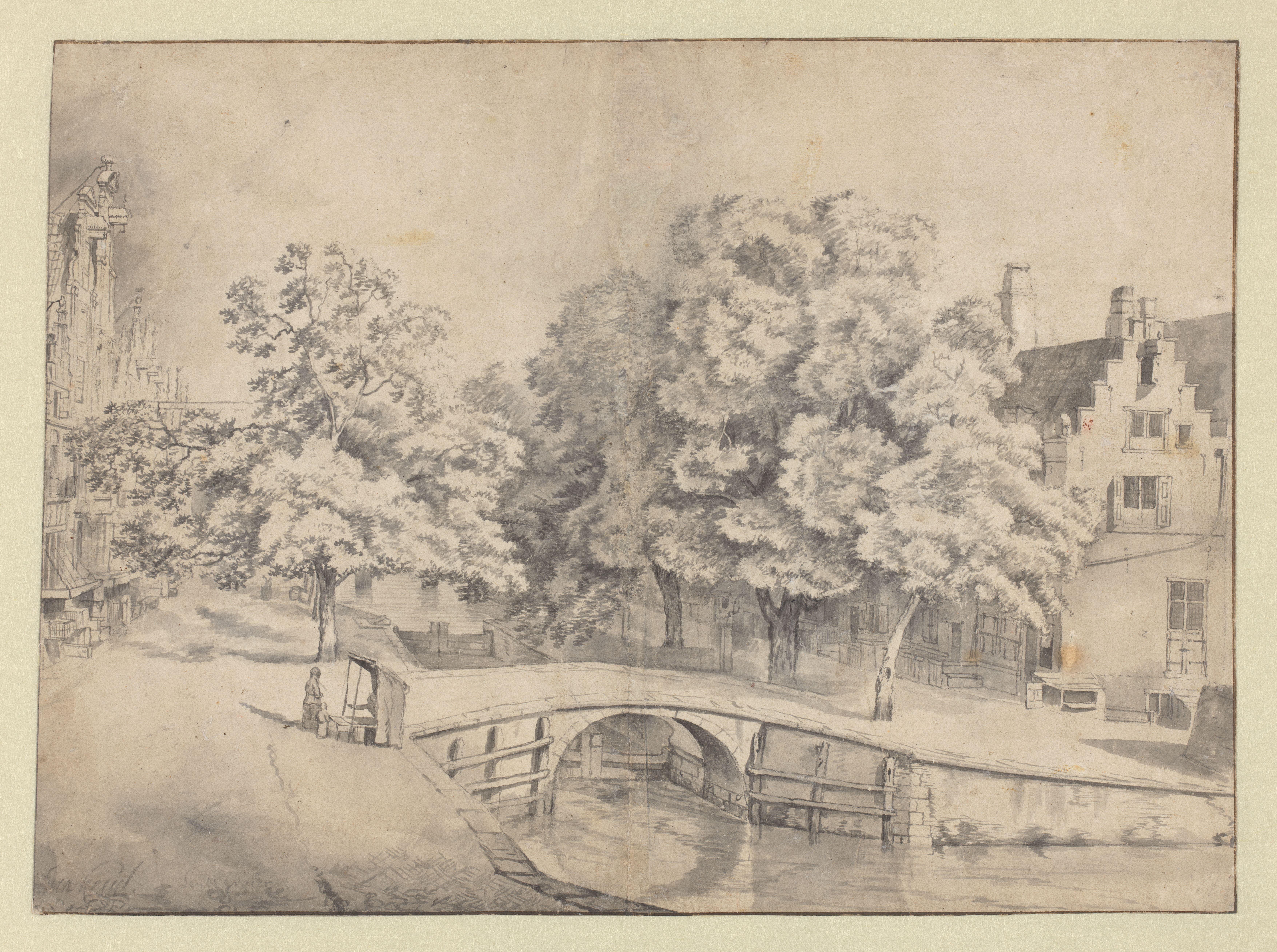 View of the Leidsegracht in Amsterdam, Seen from the Keizersgracht