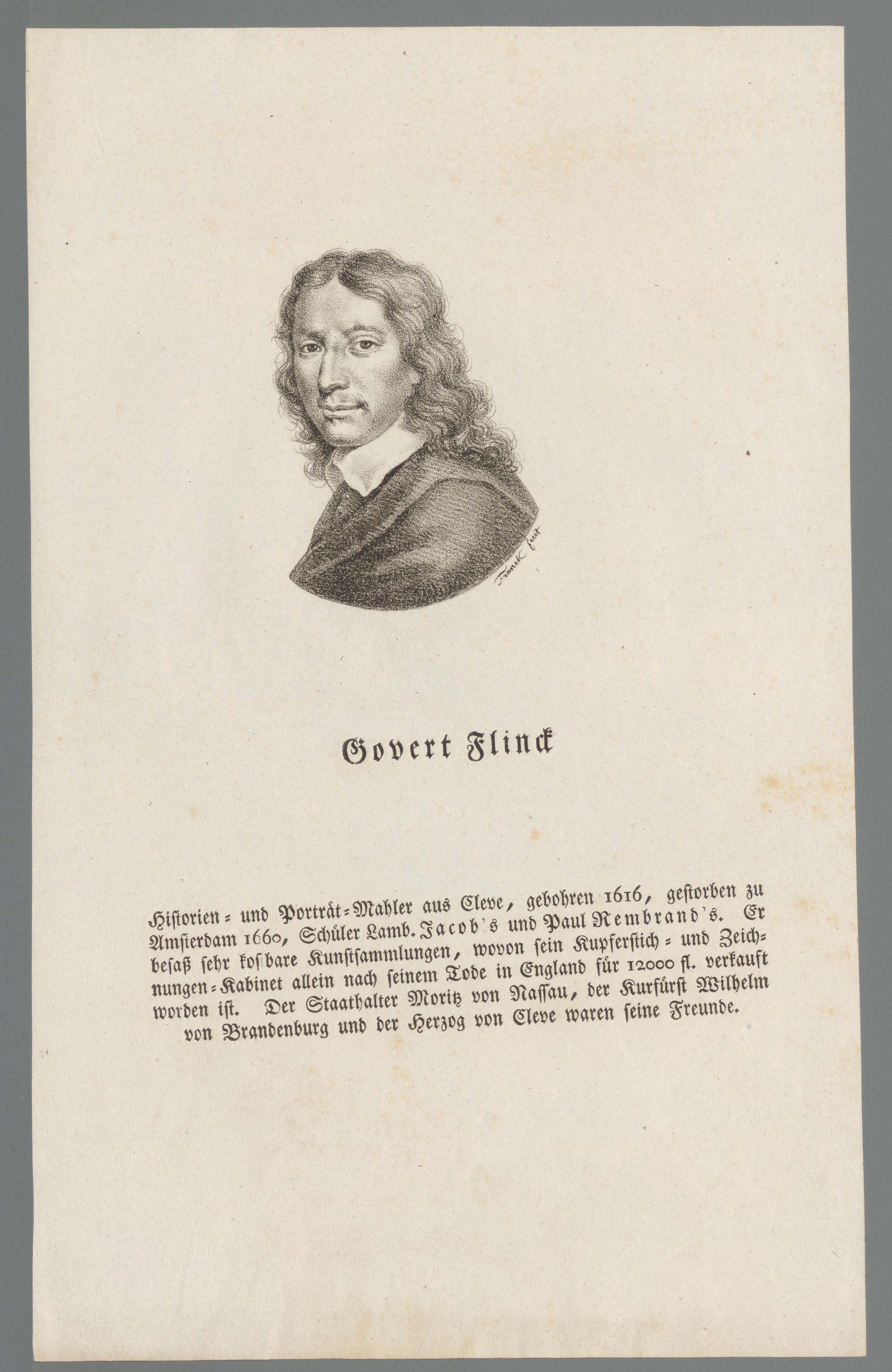Portret van Govert Flinck