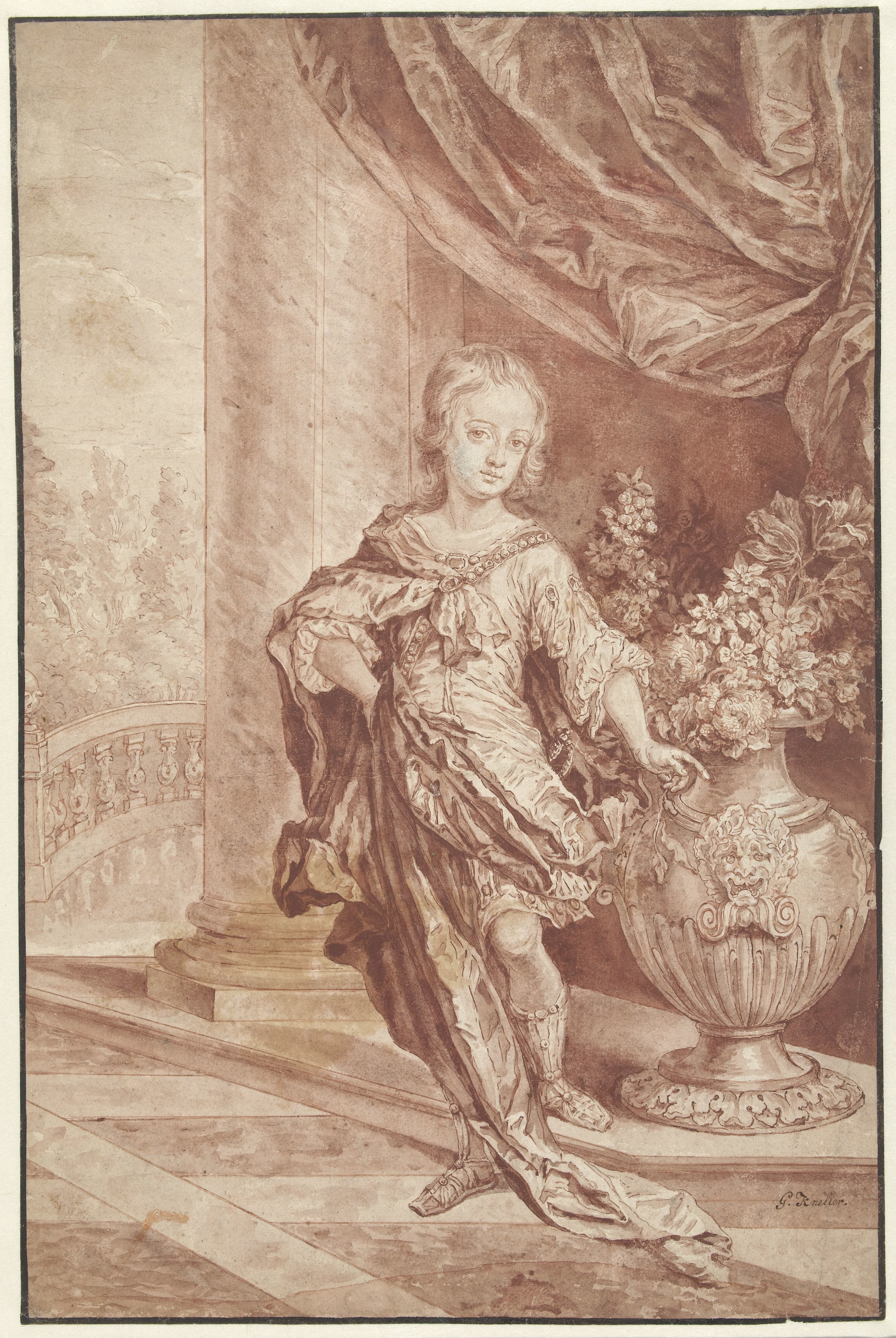 Portrait of an Unknown Young Man in an Imagined Roman Costume