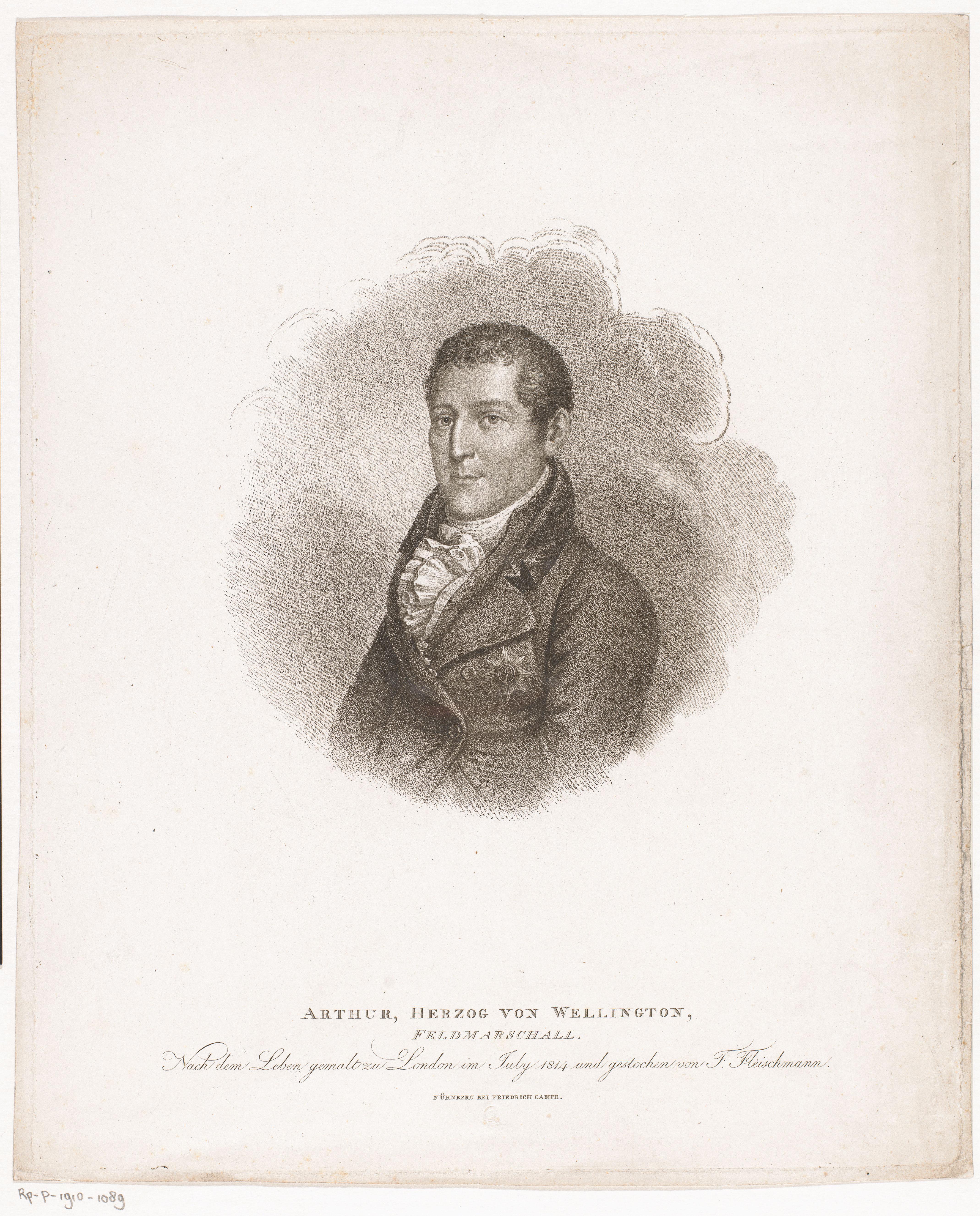 Portret van Arthur Wellesley von Wellington