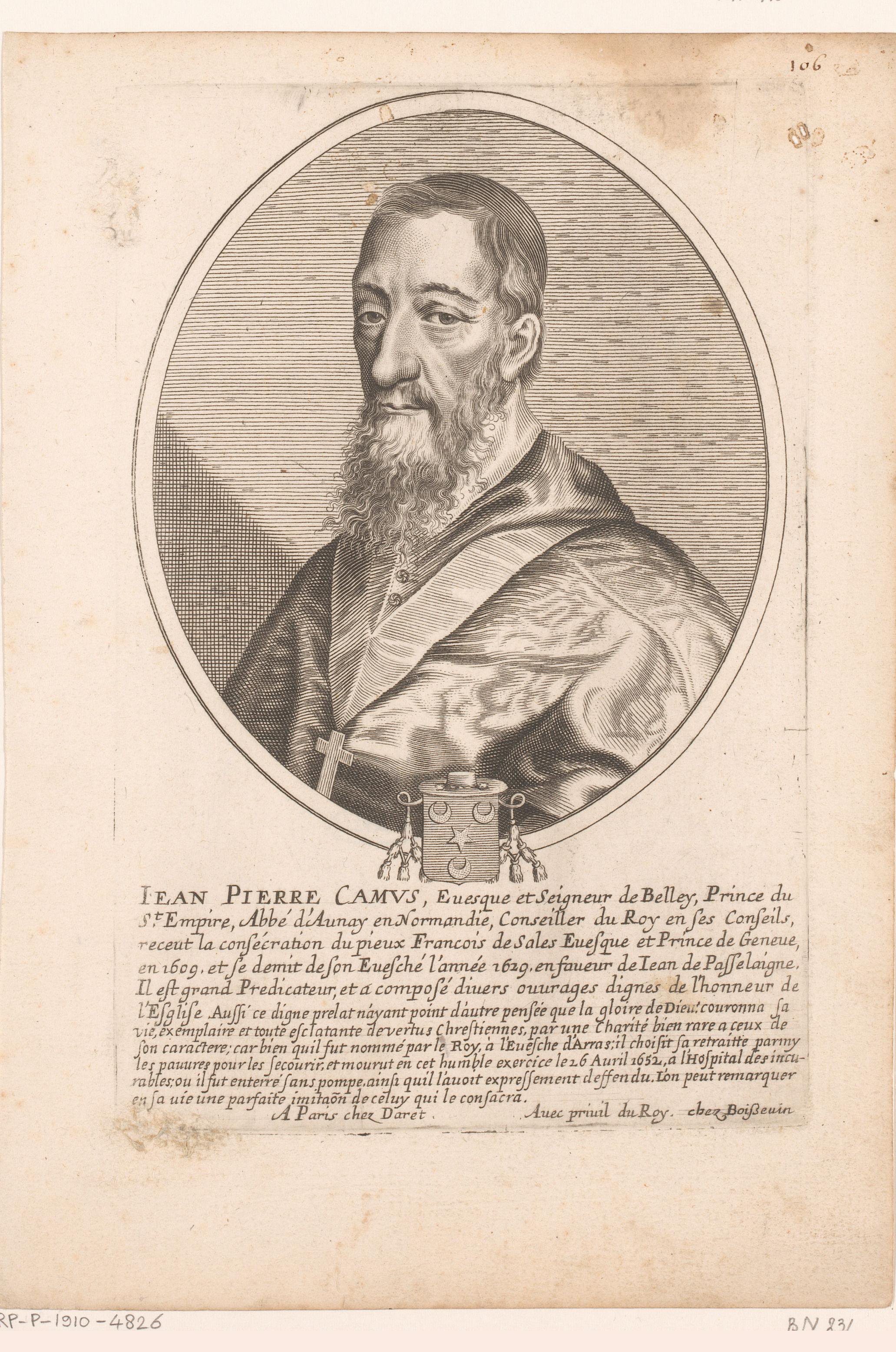 Portret van Jean Pierre Camus