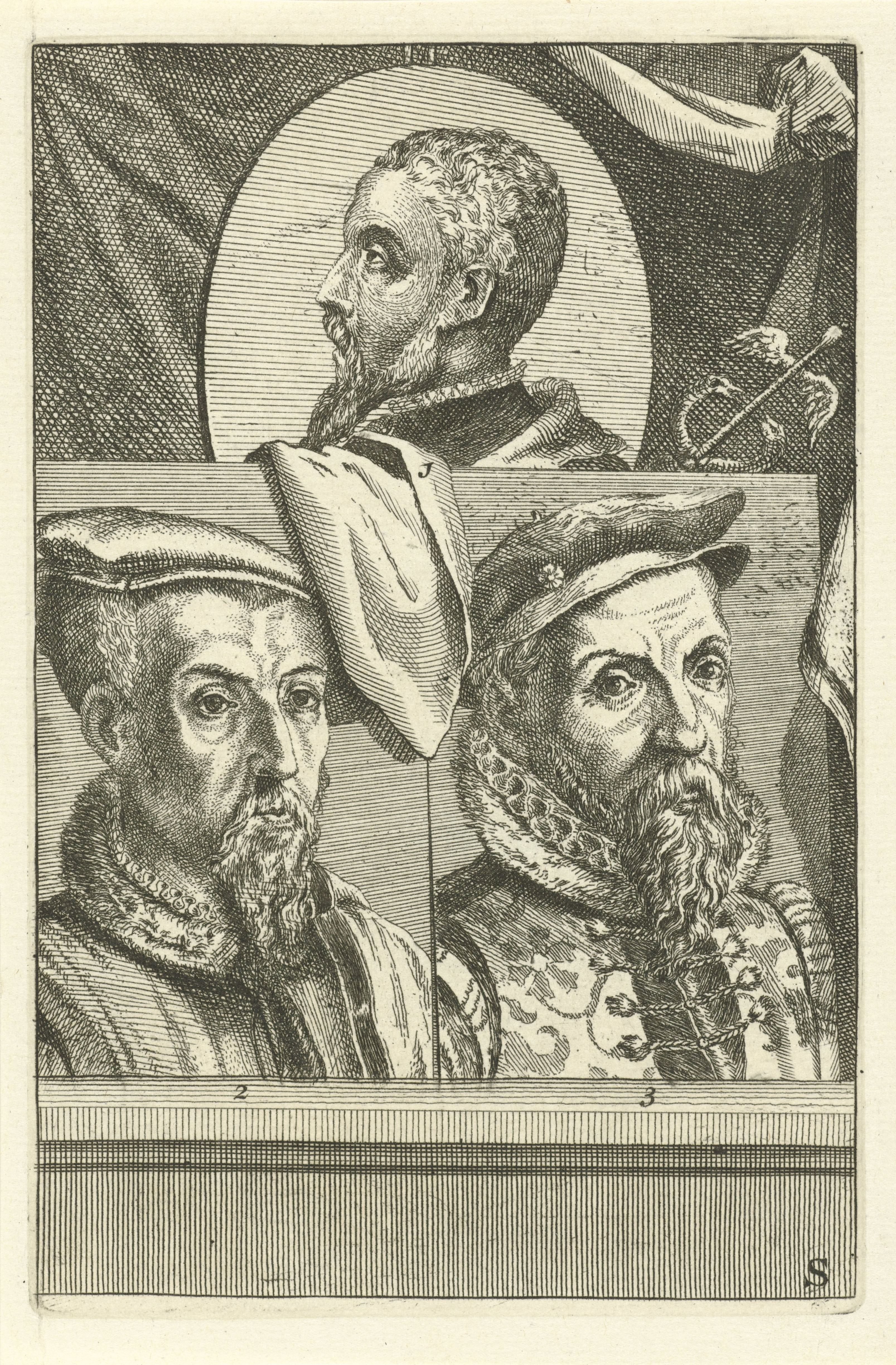 Portretten van Anthonis Mor, Matthys Cock en Hieronymus Cock