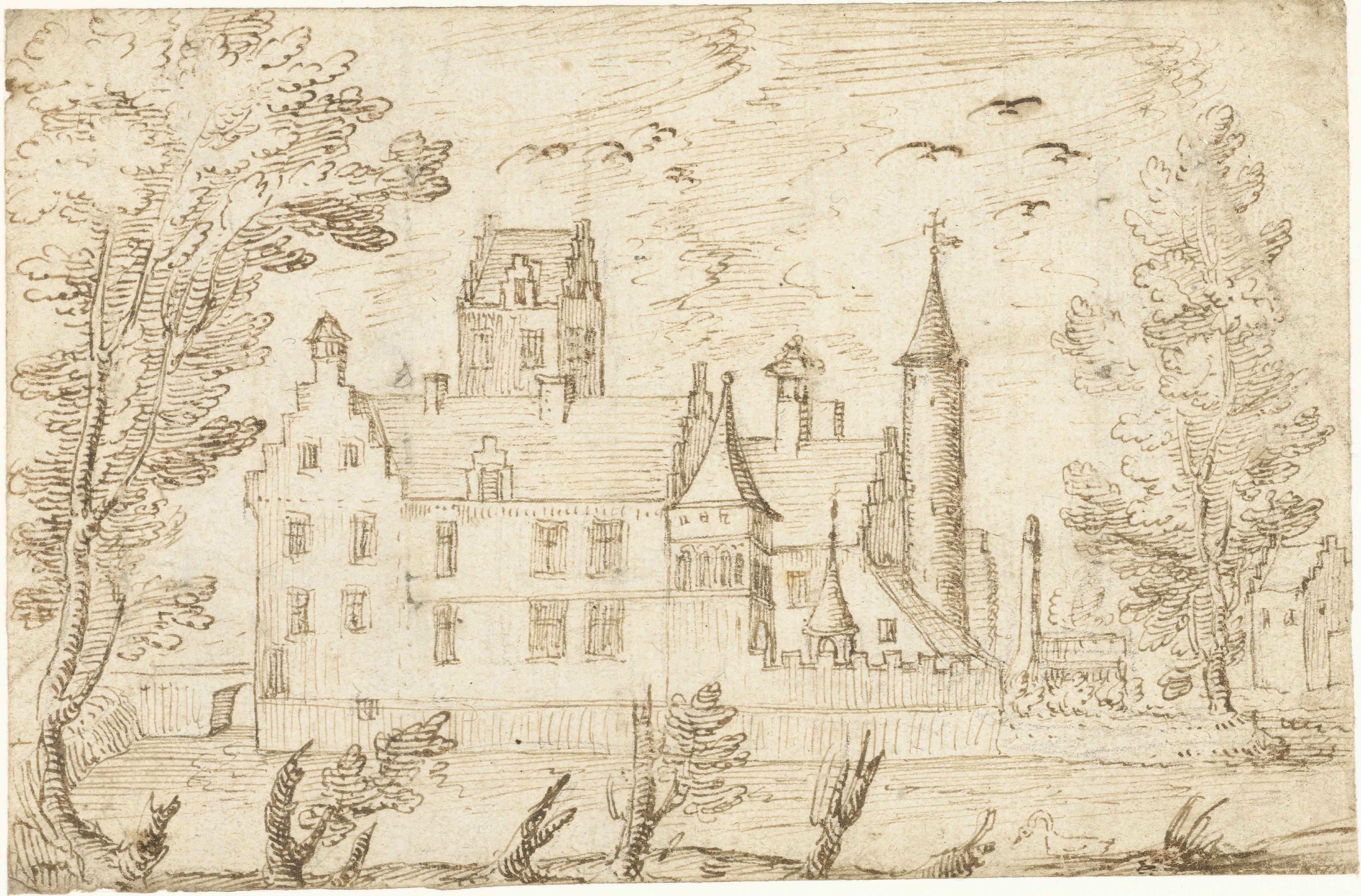 Kasteel met slotgracht