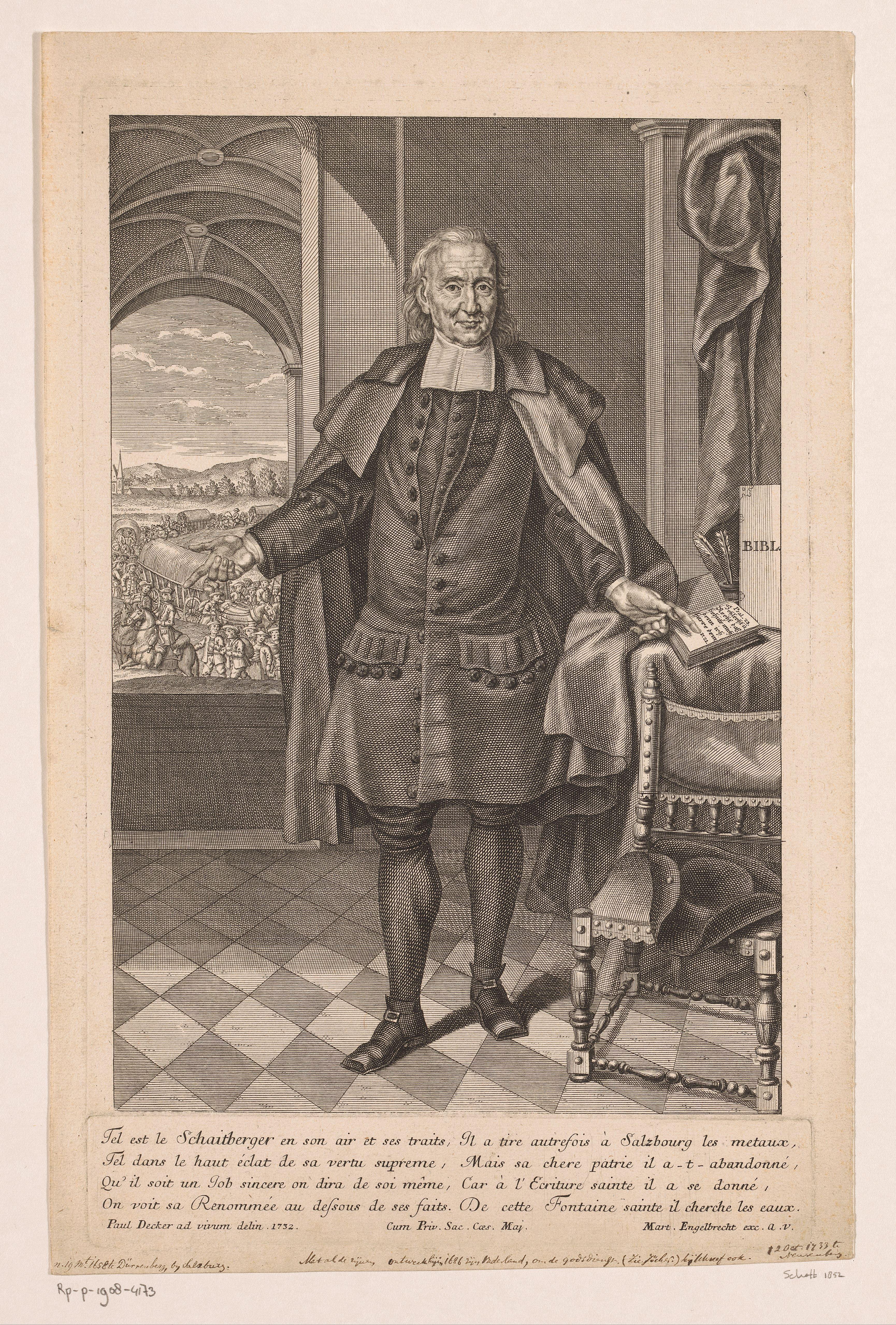Portret van Joseph Schaitberger
