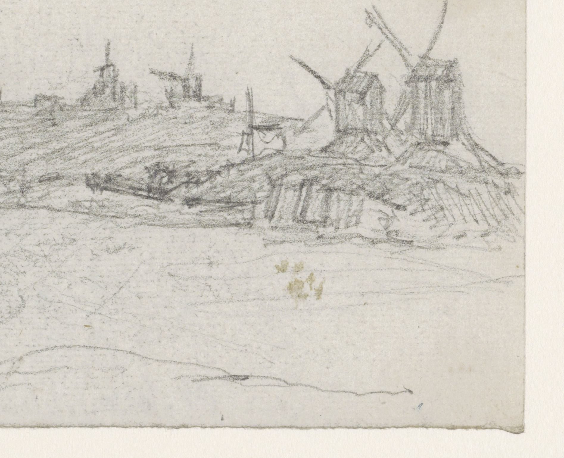 Gezicht op de Butte: de molens