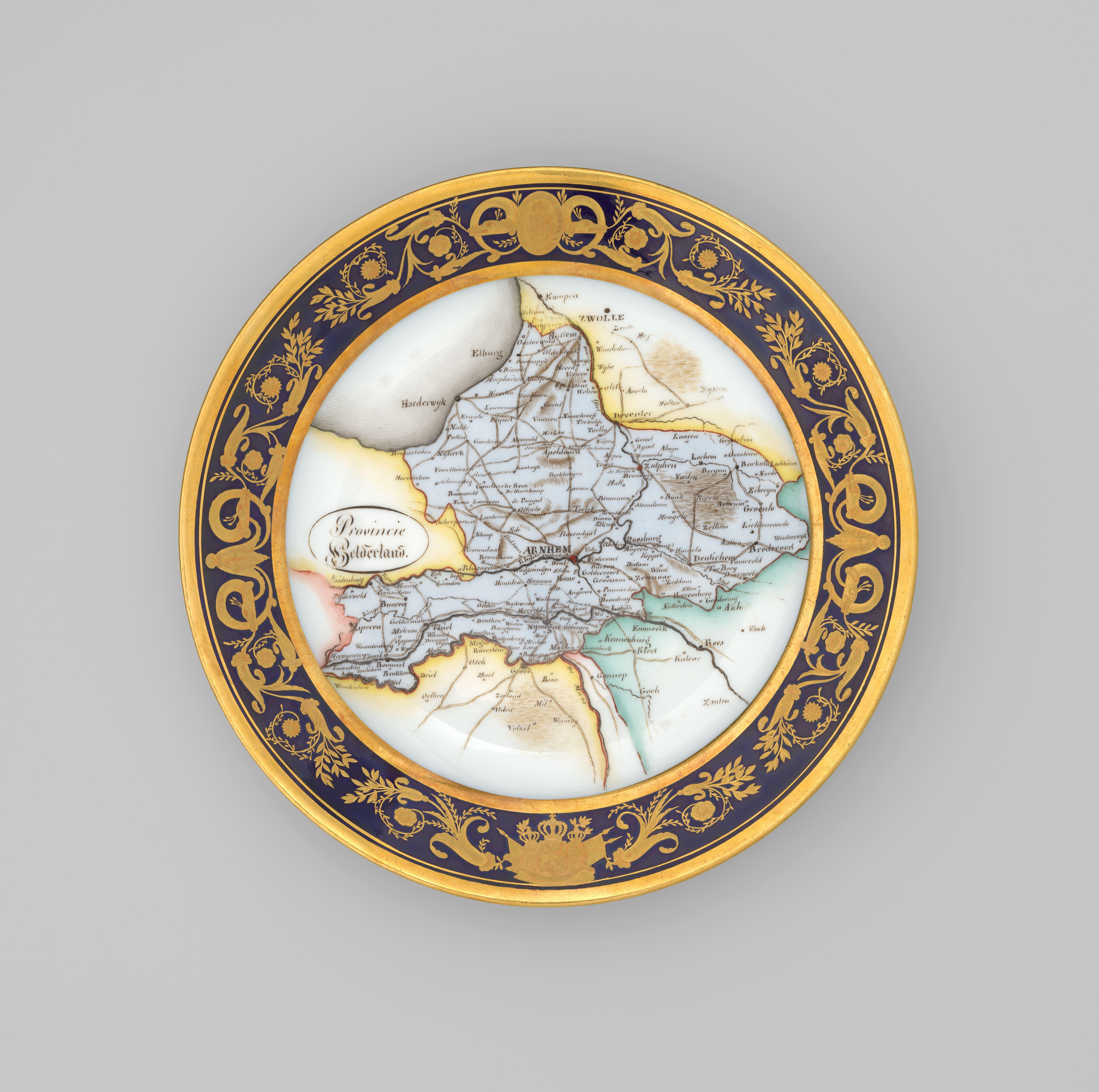18 borden met het decor van een Nederlandse provincie