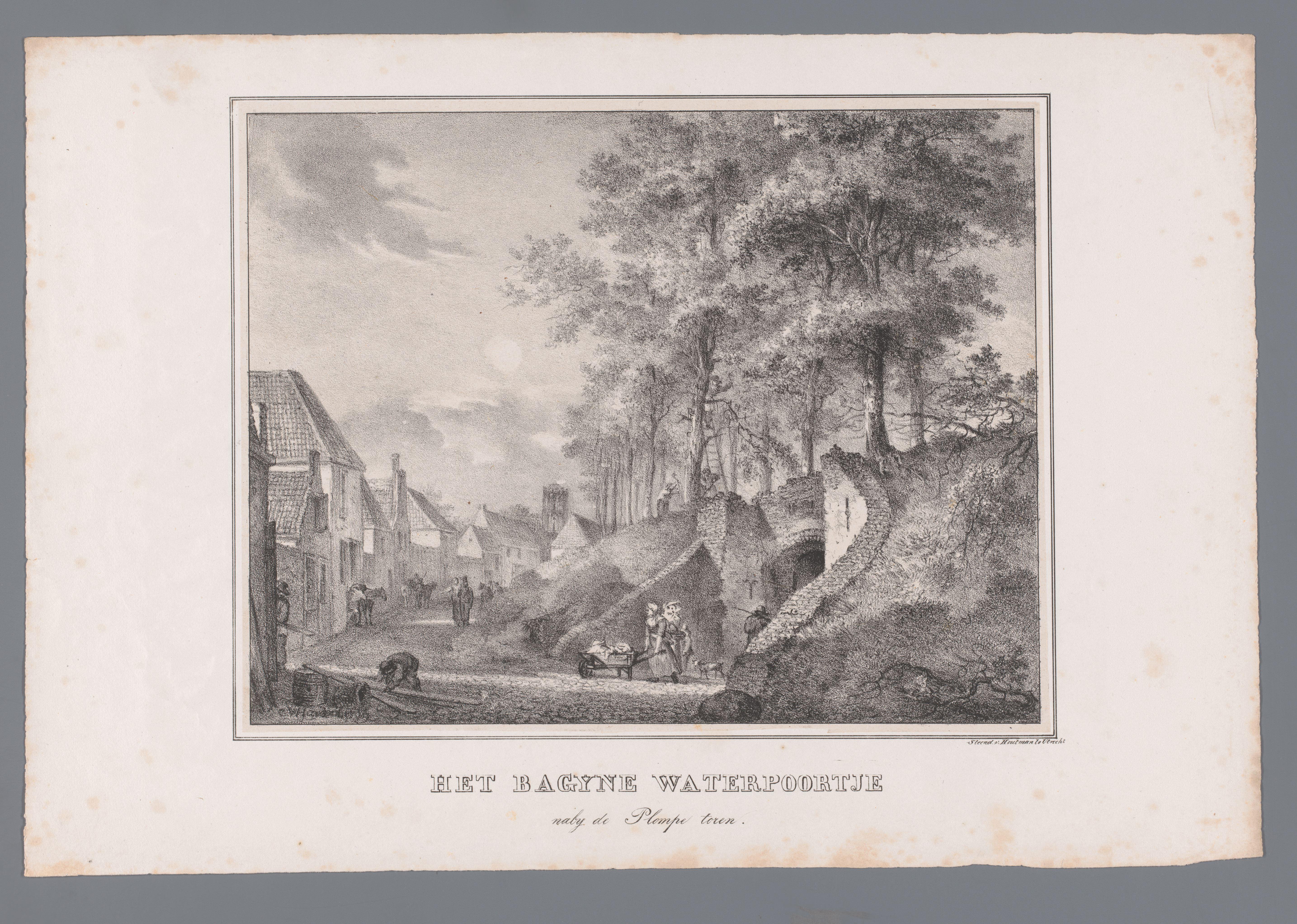 Waterpoort bij het Begijnhof in Utrecht