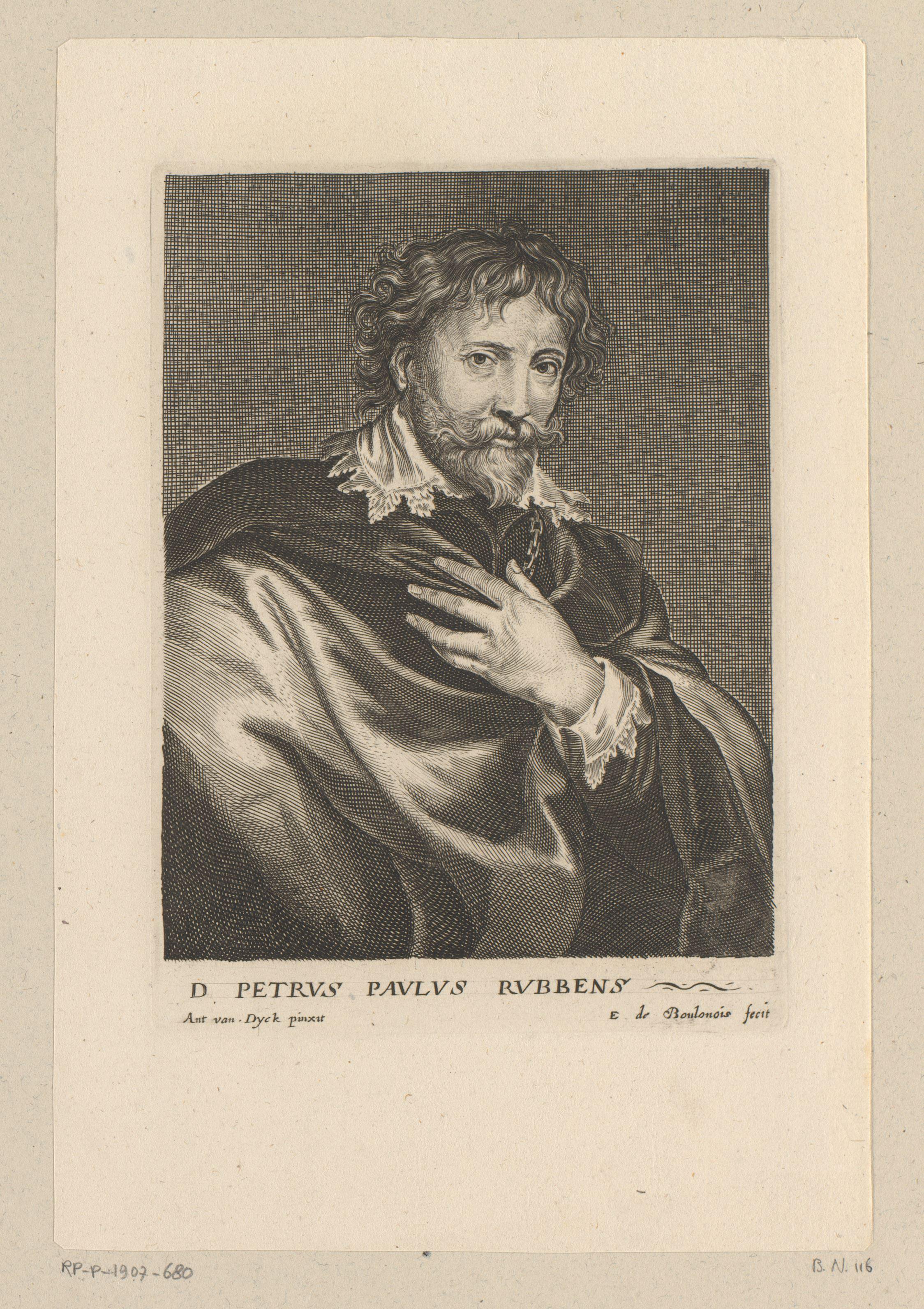 Portret van Peter Paul Rubens