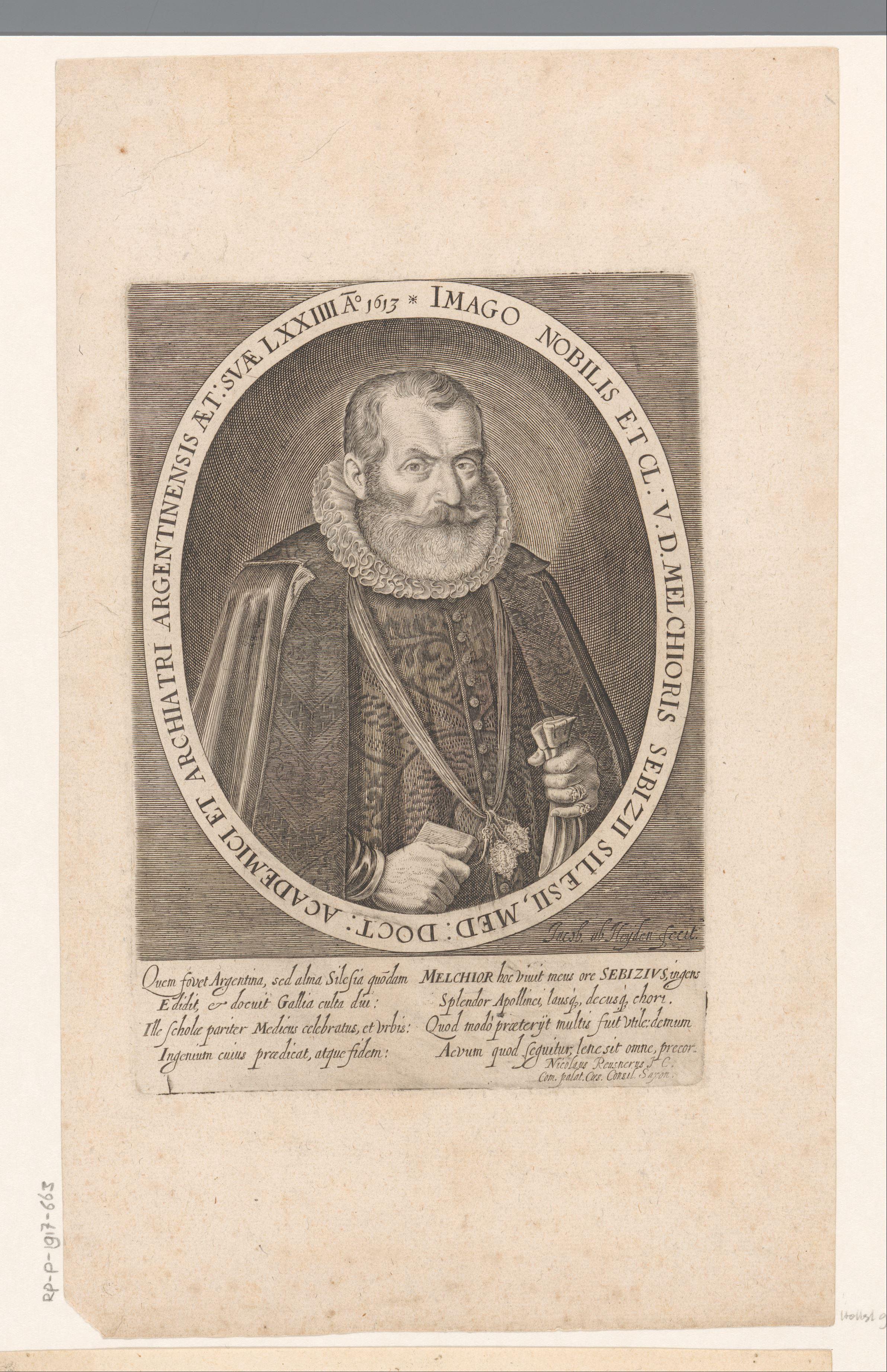 Portret van Melchior Sebisch