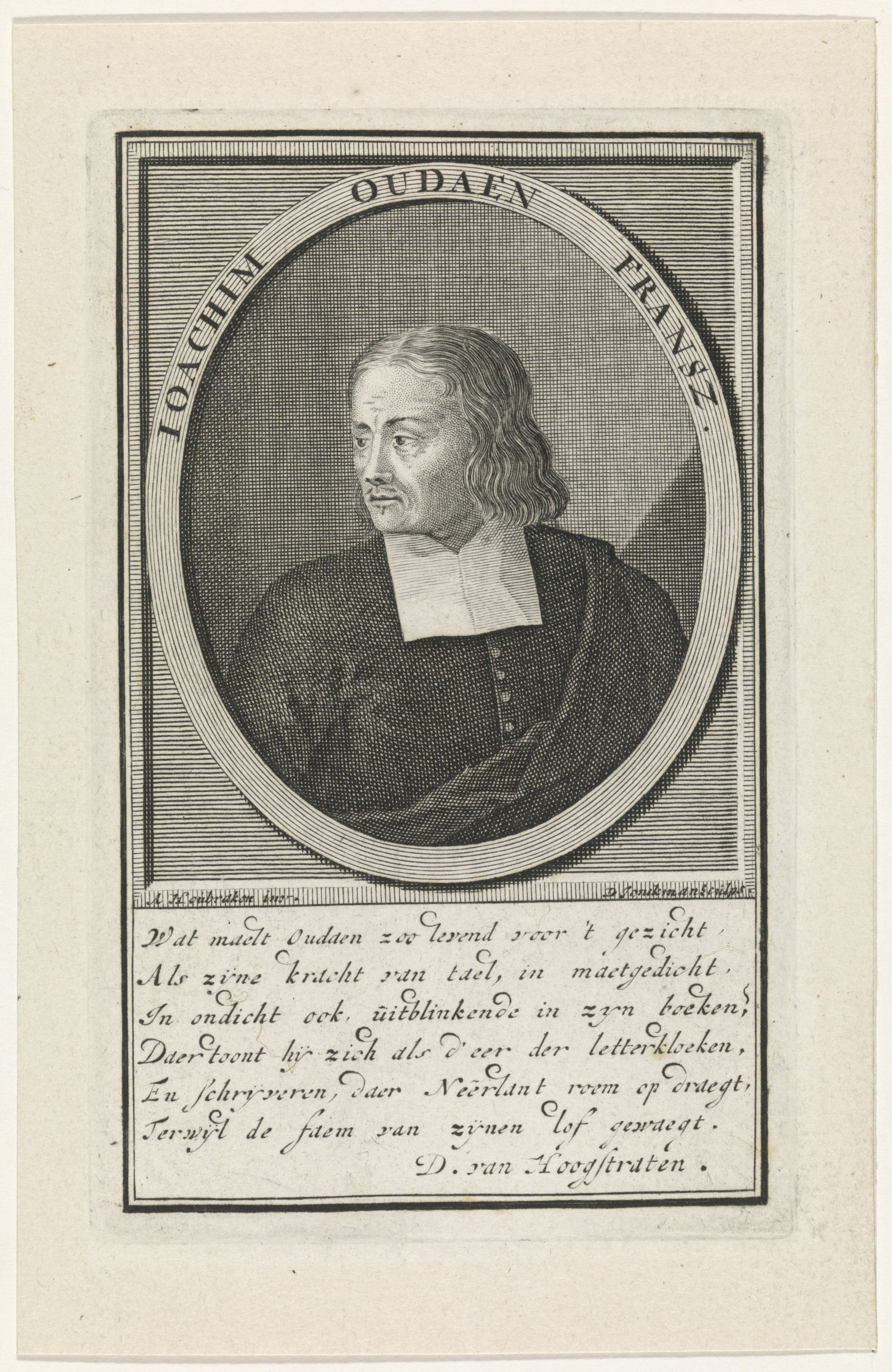 Portret van Joachim Oudaan