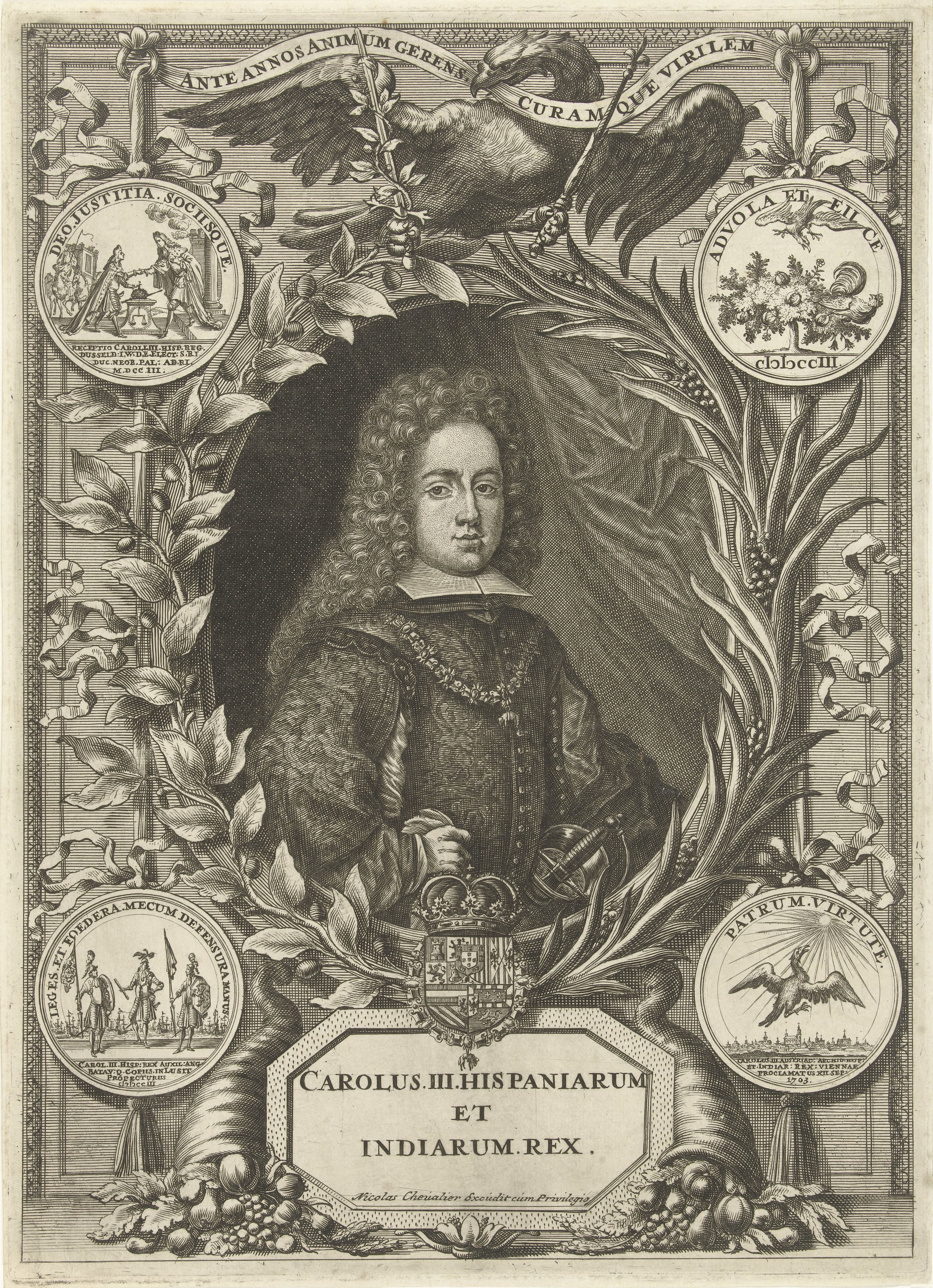 Portret van keizer Karel VI