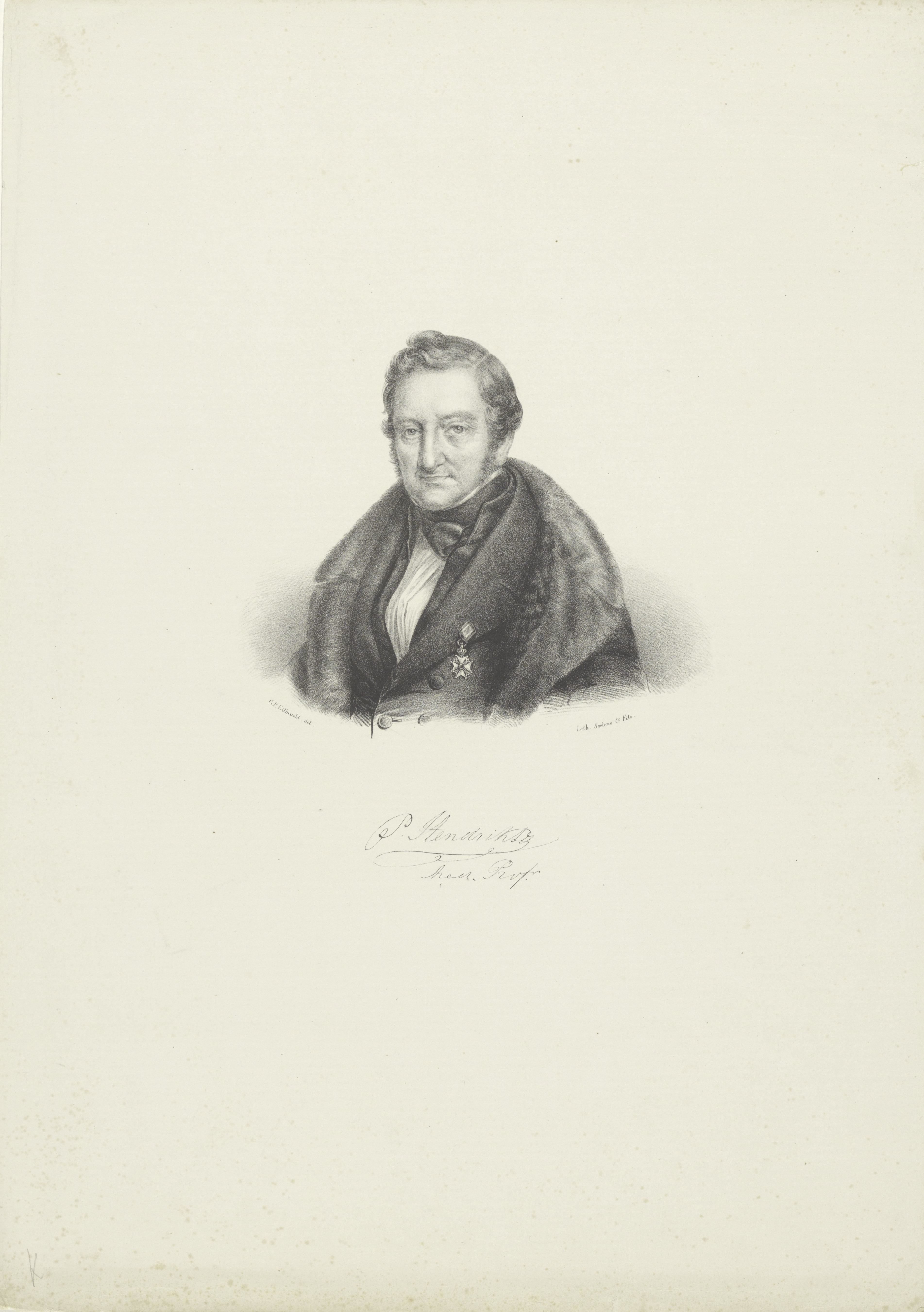 Portret van P. Hendriksz