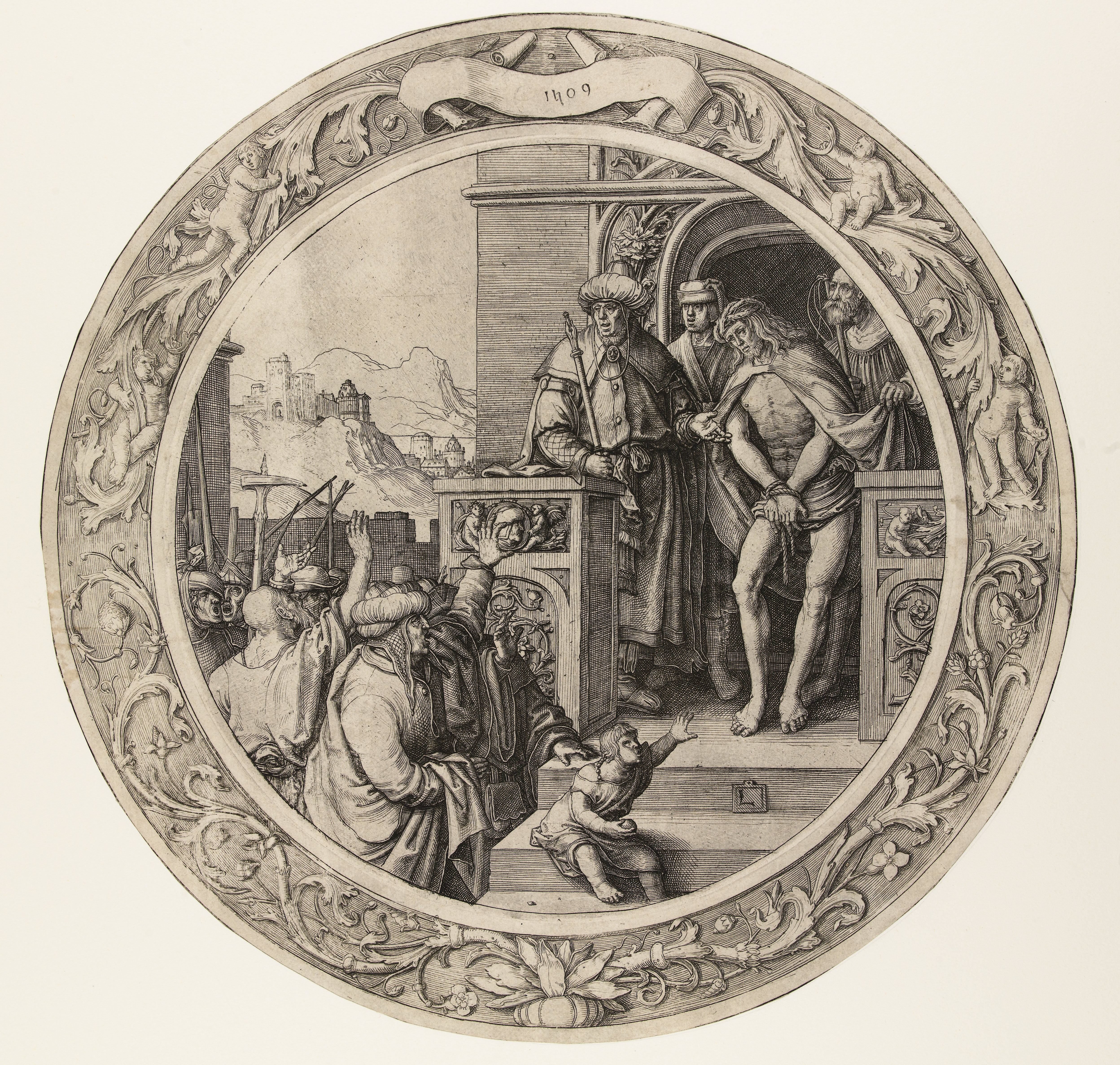 Christus wordt door Pilatus aan het volk getoond (Ecce Homo)