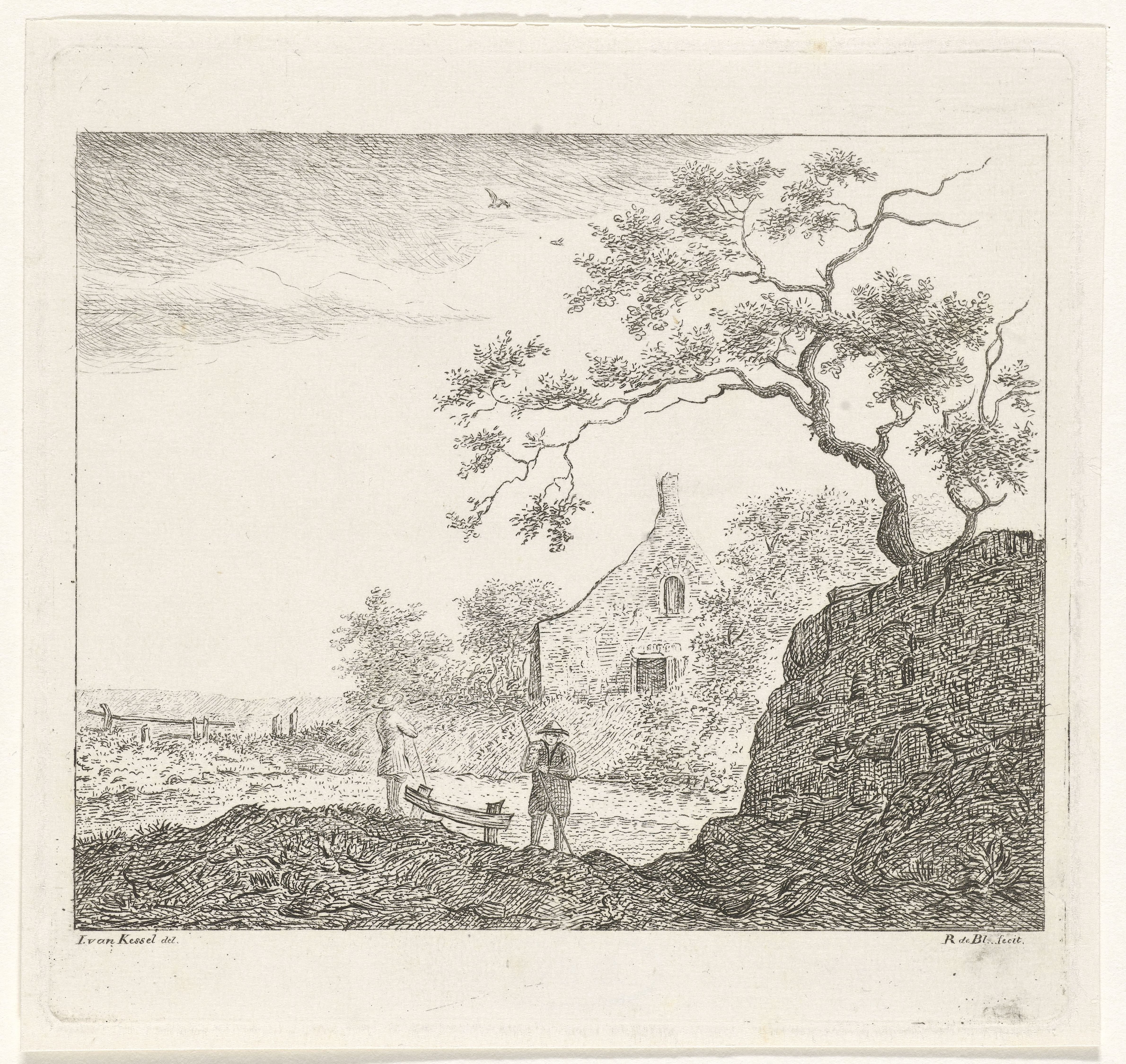 Landschap met figuren
