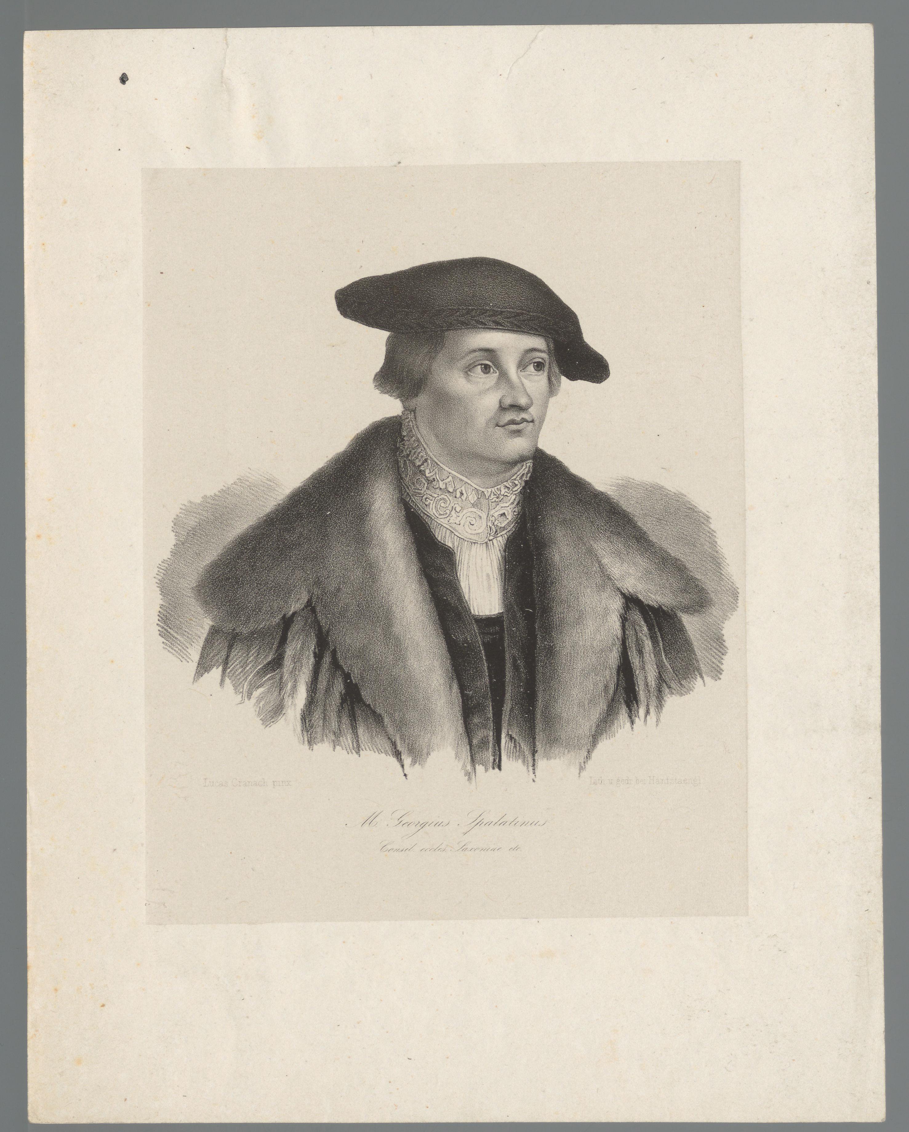 Portret van Georg Spalatin