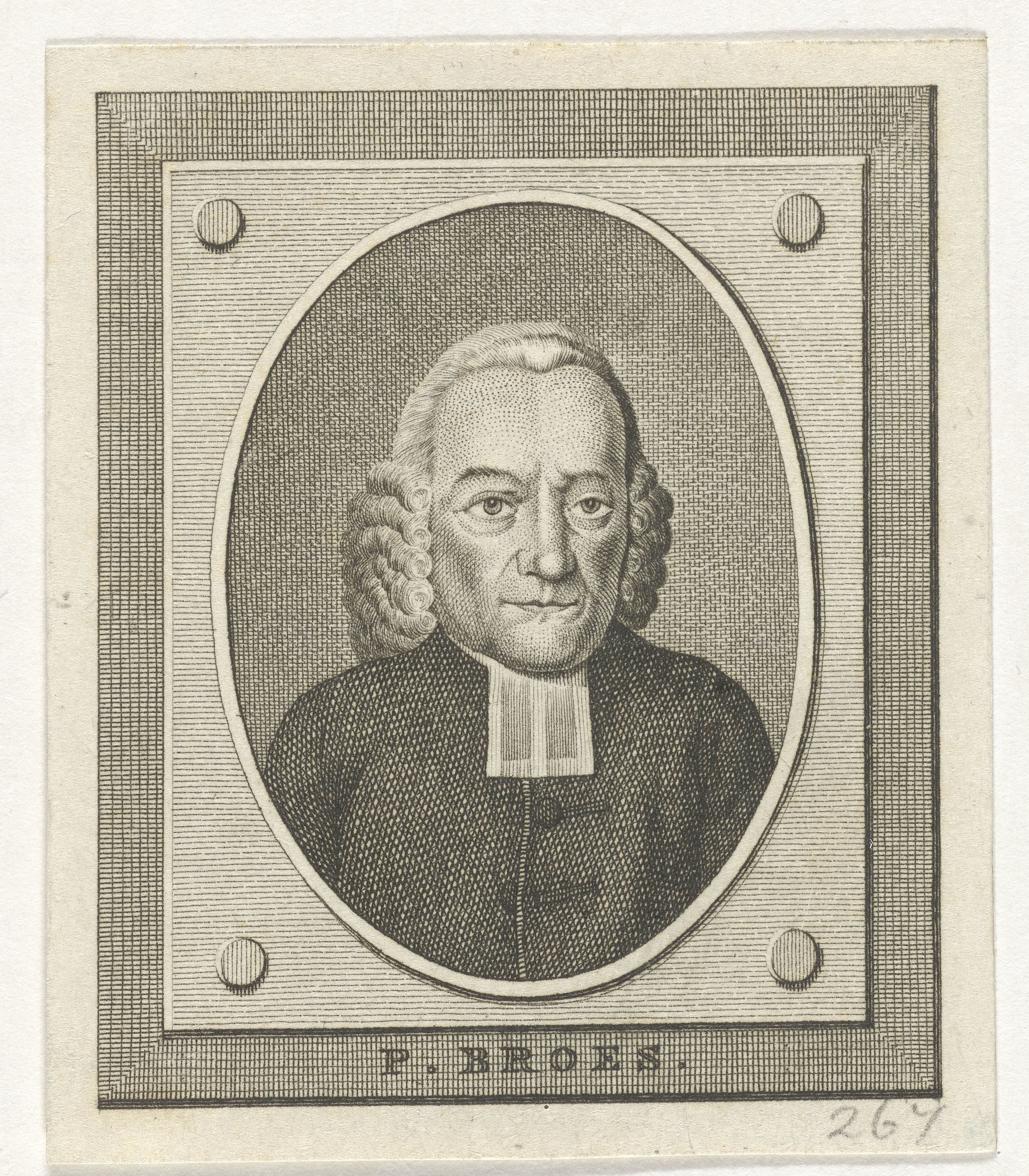 Portret van Petrus Broes