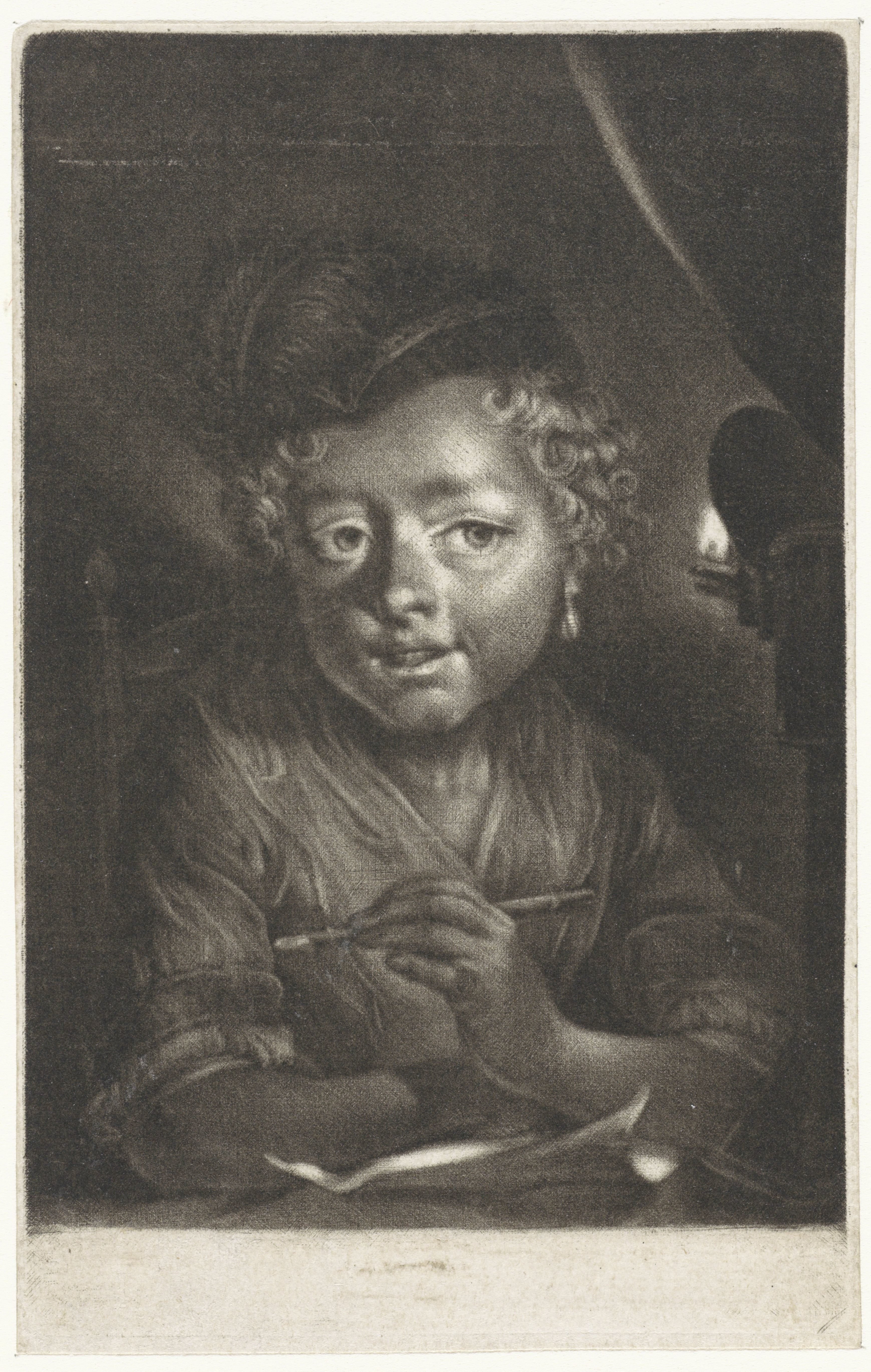 Portret van een meisje, mogelijk Johanna Troost