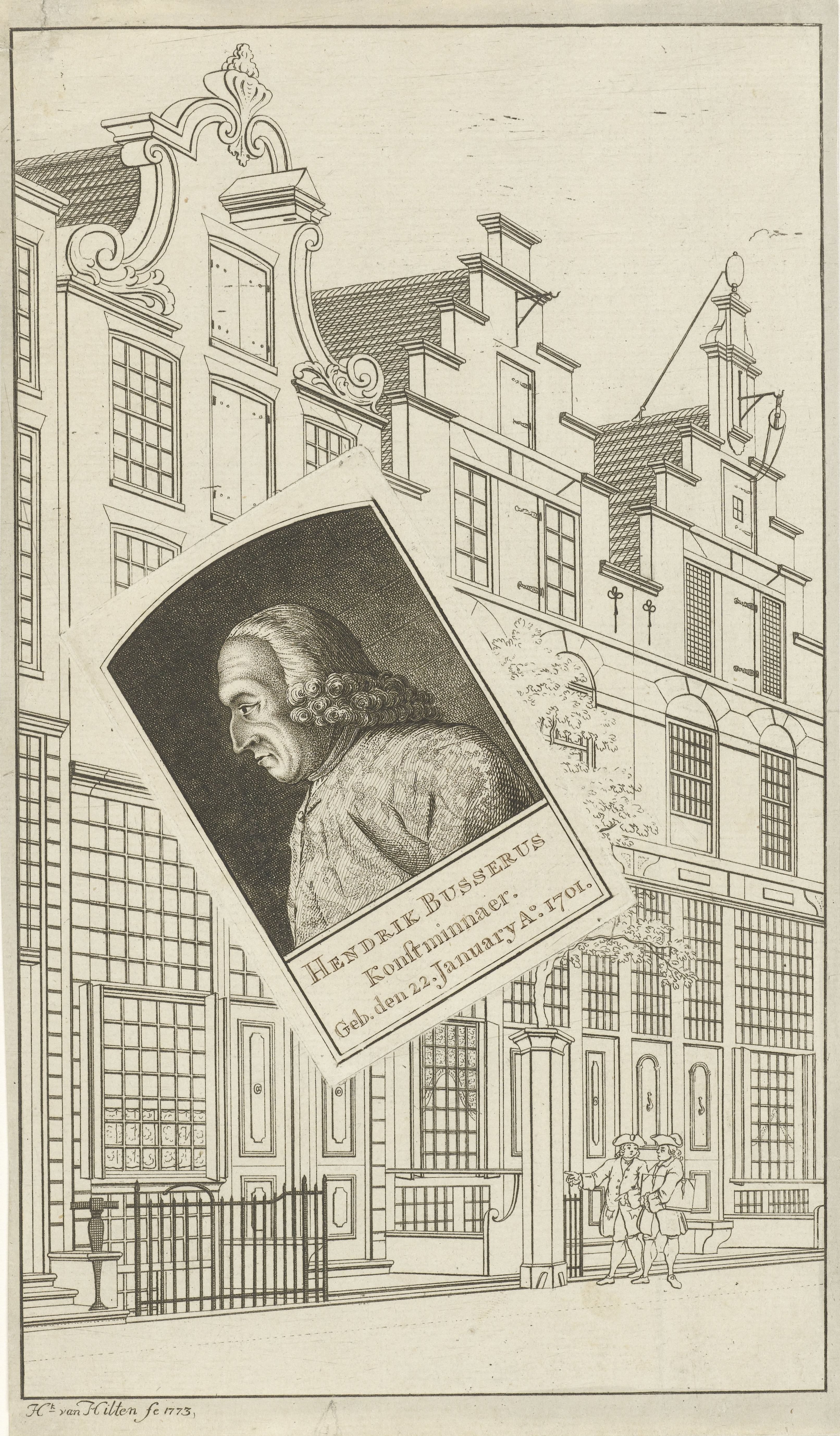 Woonhuis op de Haarlemmerdijk te Amsterdam van Hendrik Busserus