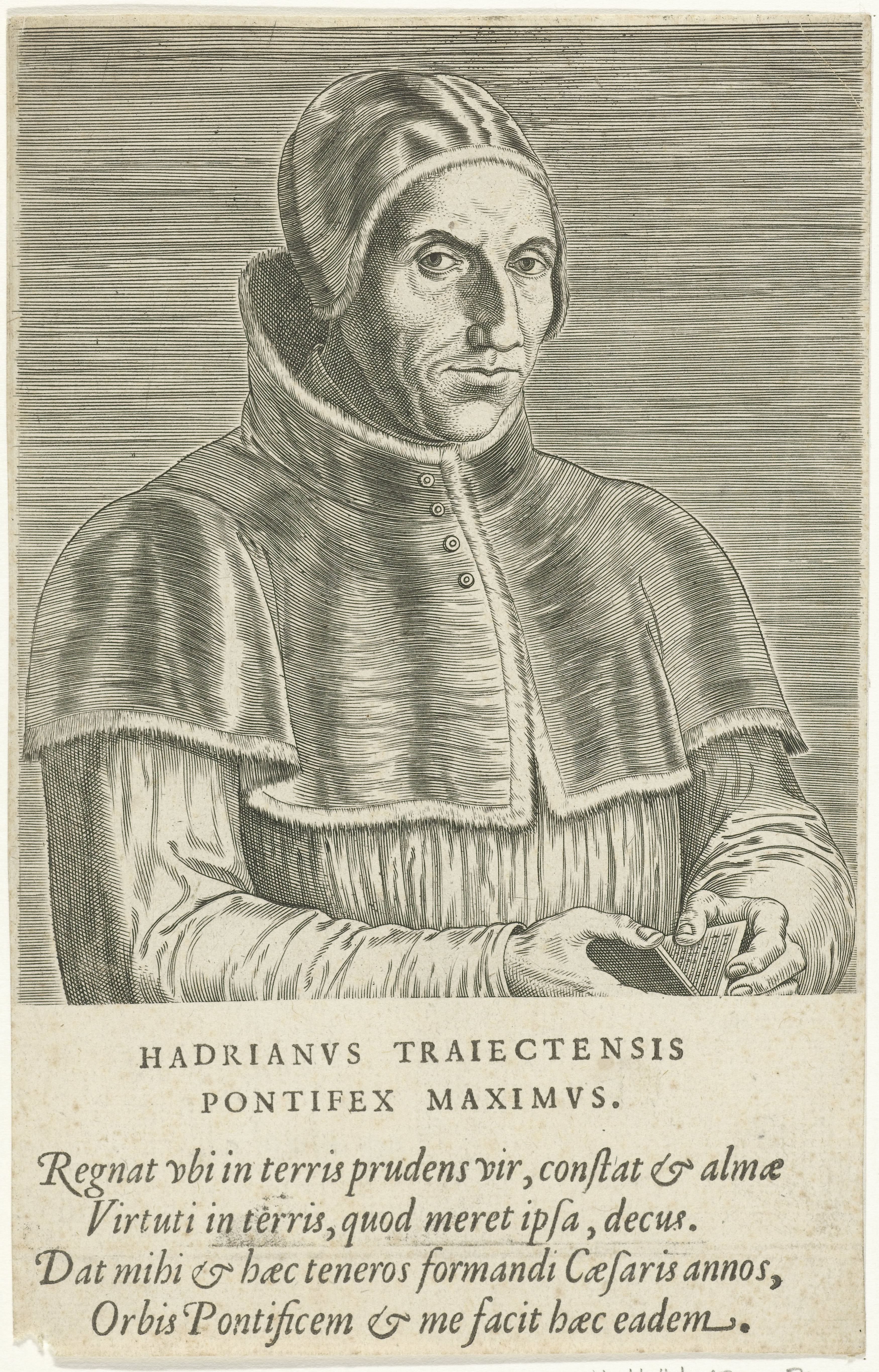 Portret van paus Adrianus VI