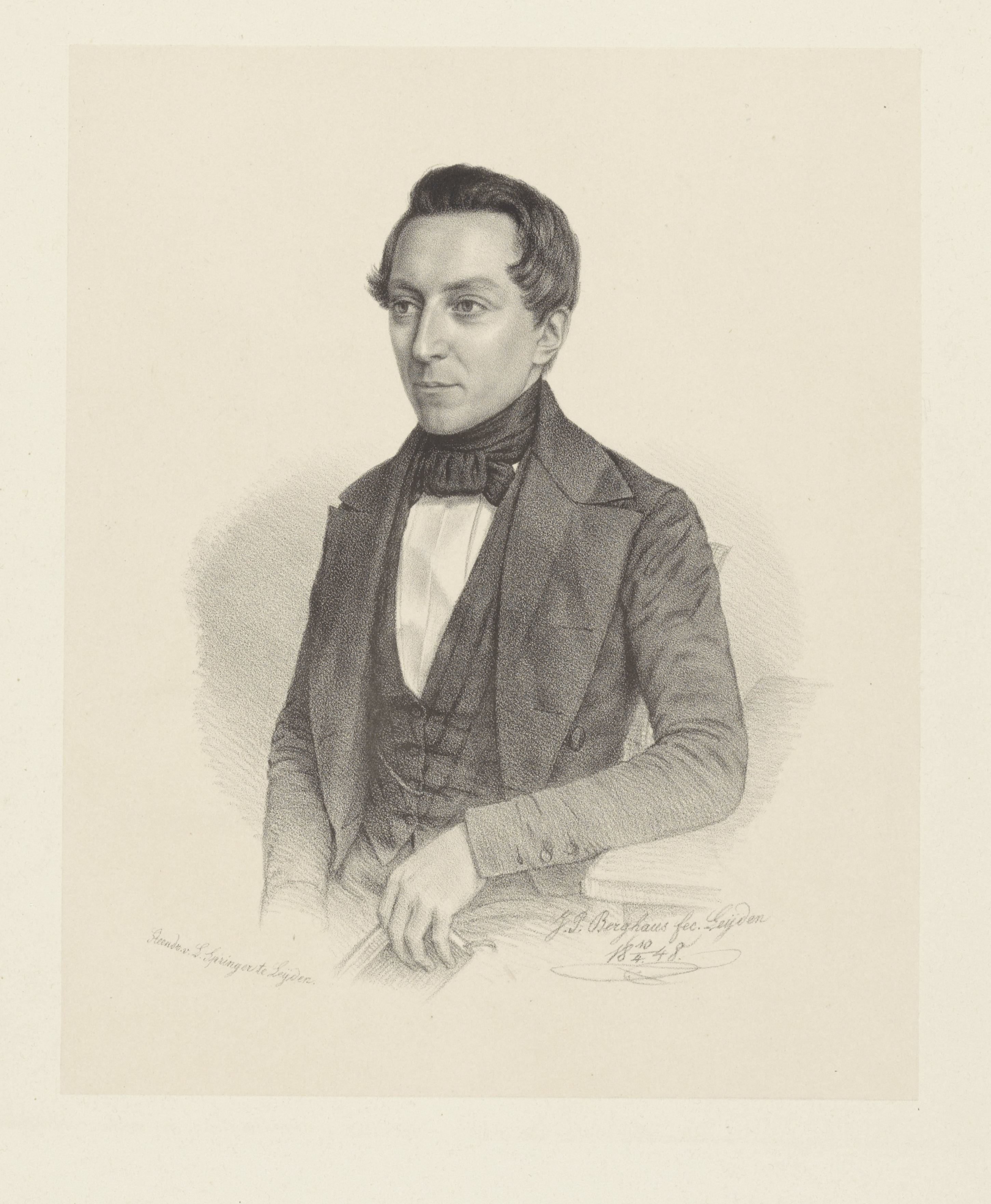 Portret van Benjamin Frederik Matthes