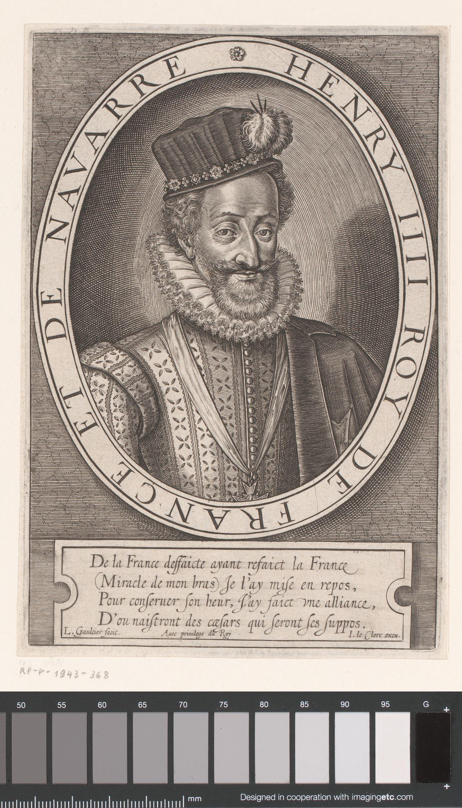 Portret van Hendrik IV van Frankrijk