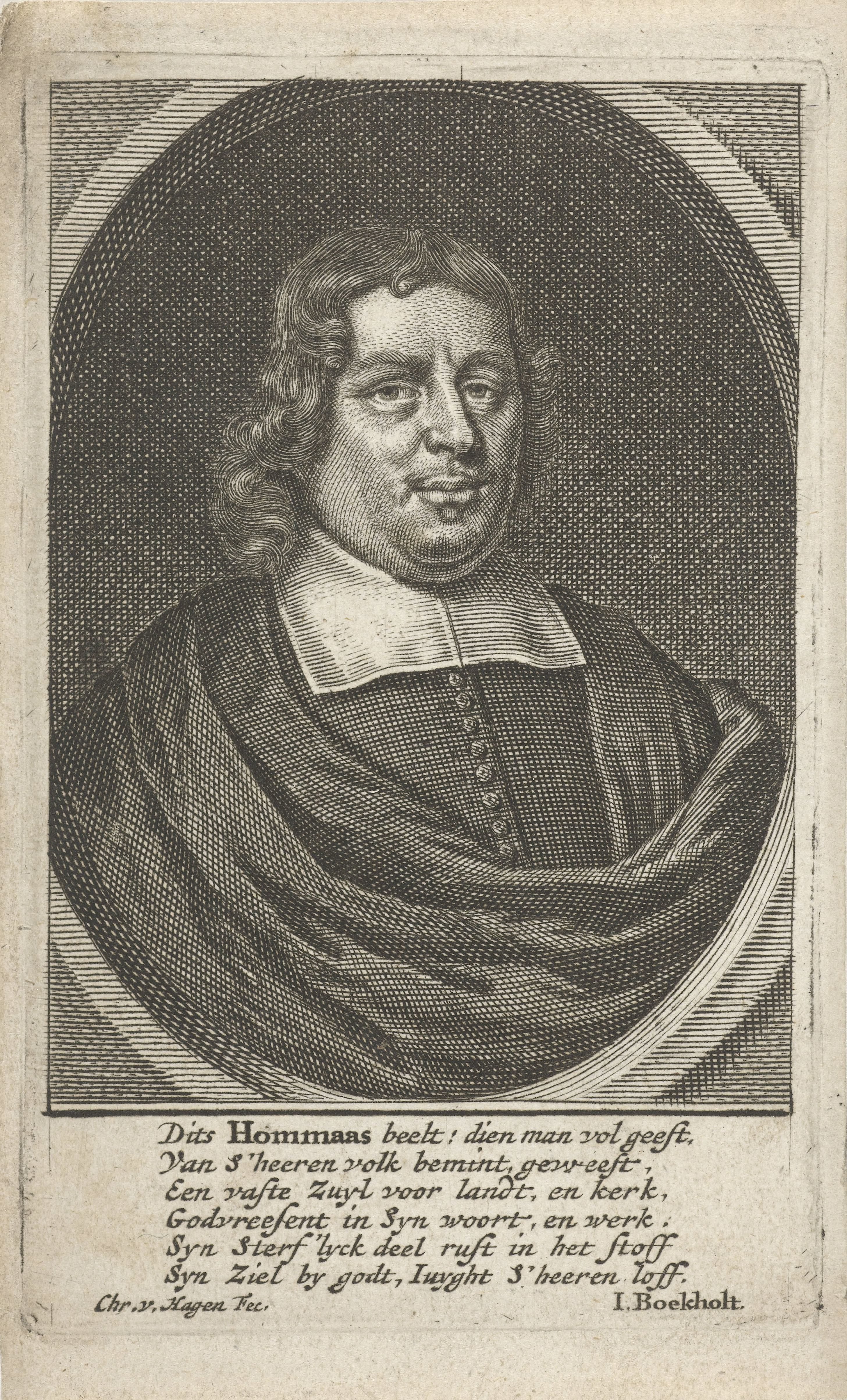 Portret van Laurentius Homma