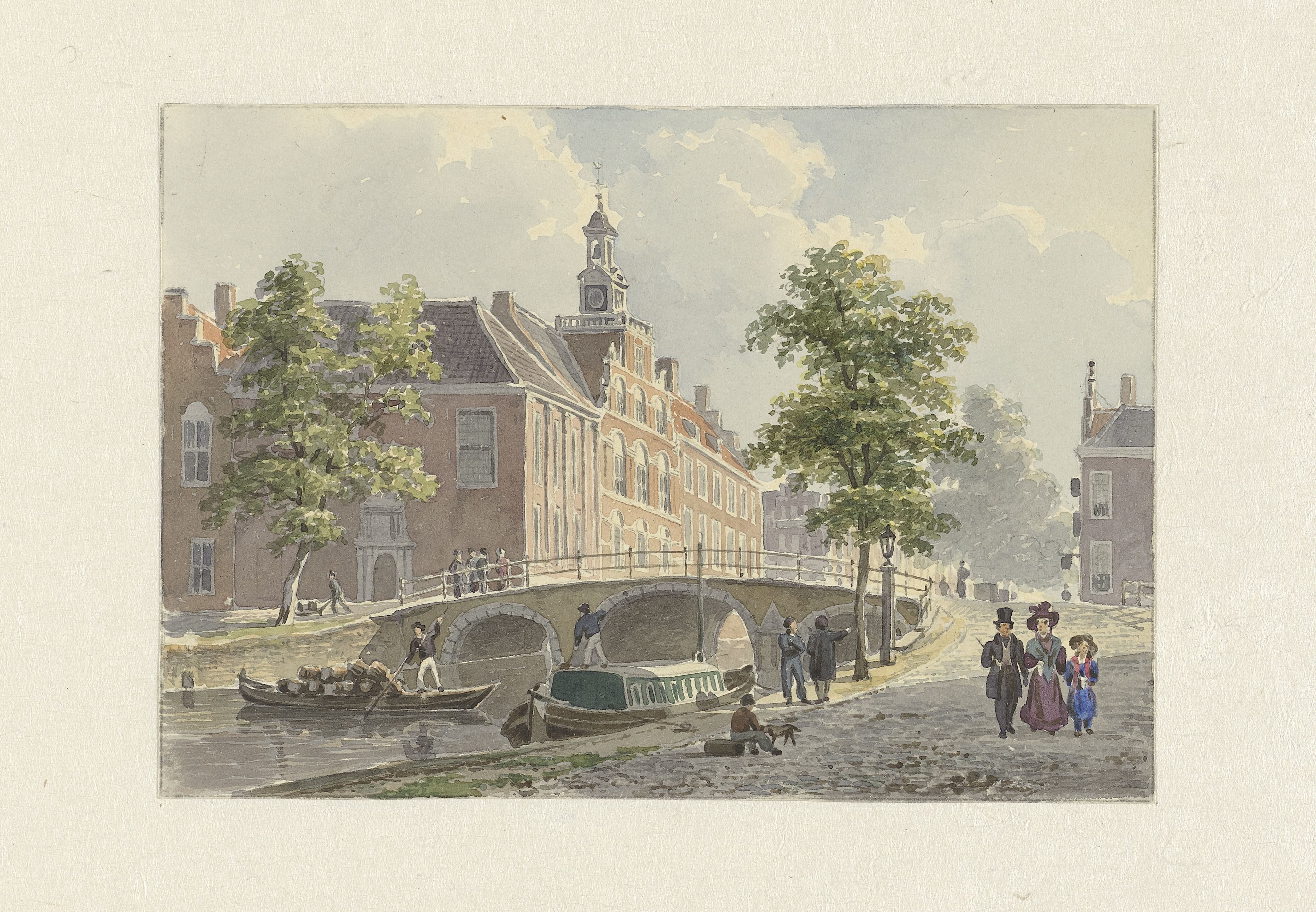 Het Spui te 's-Gravenhage, gezien naar het zuiden