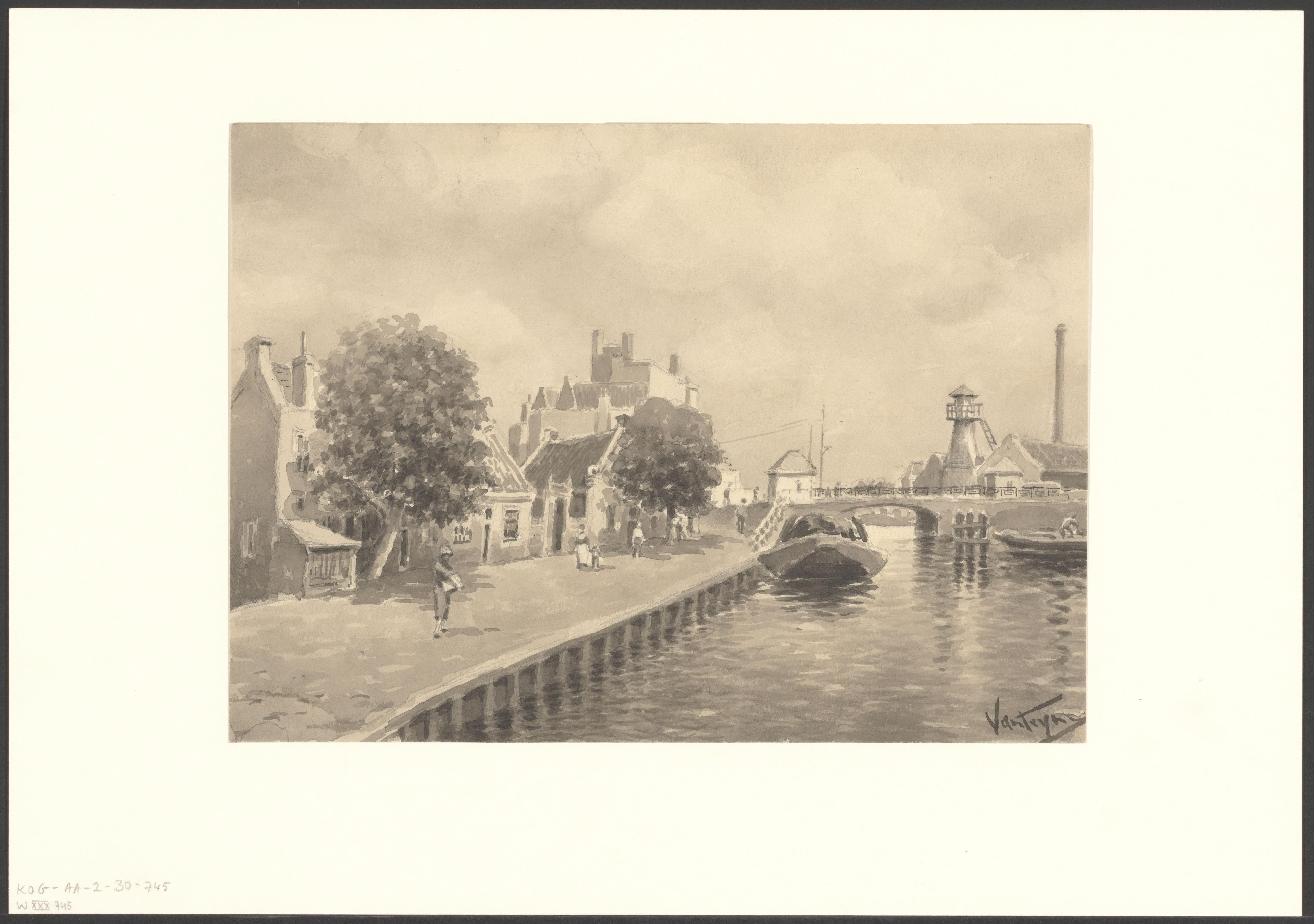 Gezicht op de Baarsjesweg aan de Kostverlorenvaart