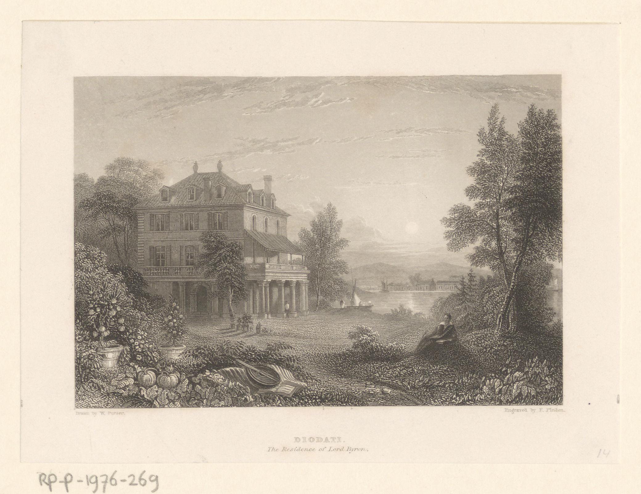 Gezicht op Villa Diodati