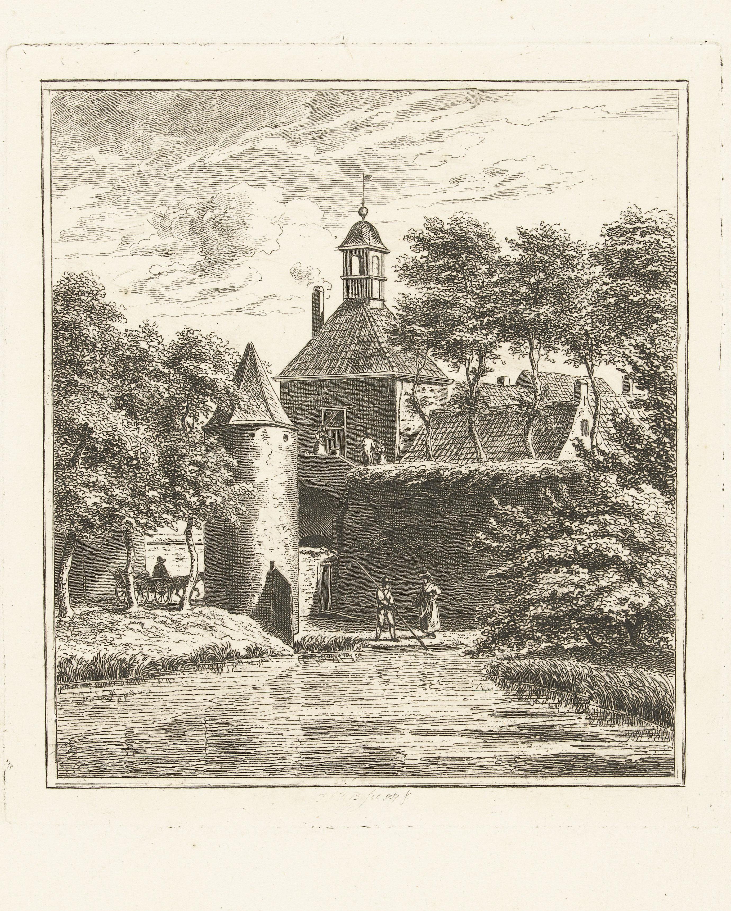 Gezicht op de Burense Poort te Tiel