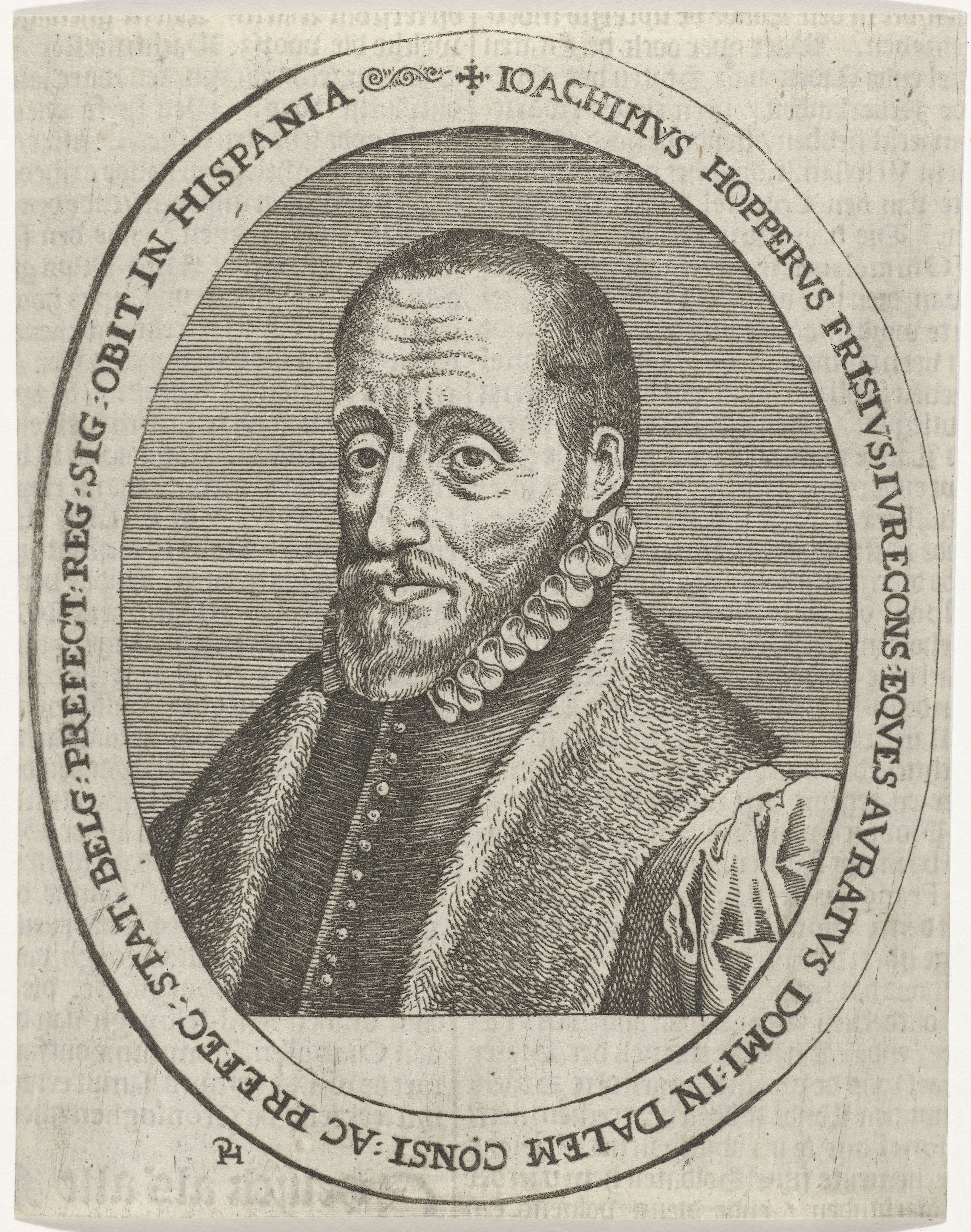 Portret van Joachim Hopperus