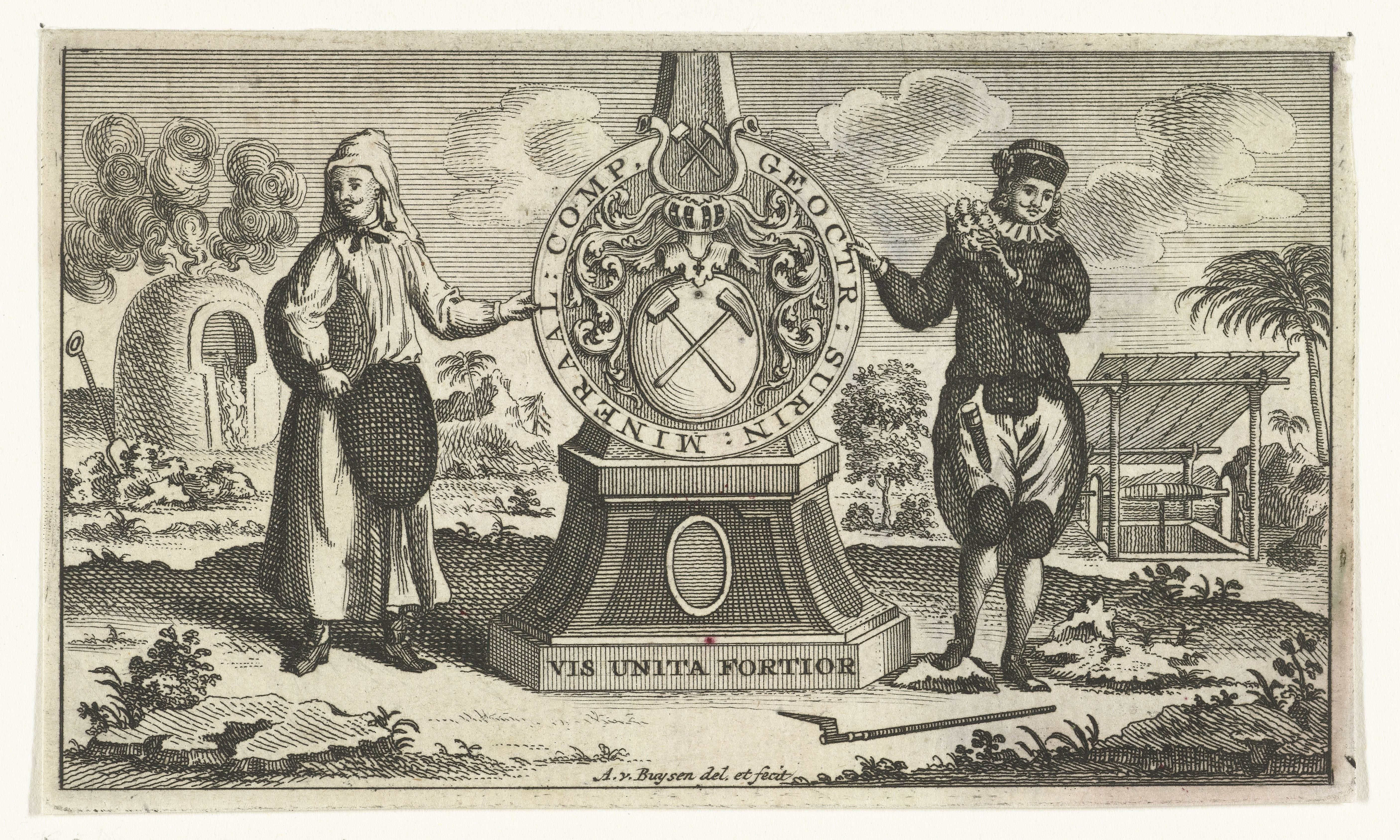 Vignet voor de Geoctr. Surin. Mineraal. Comp.