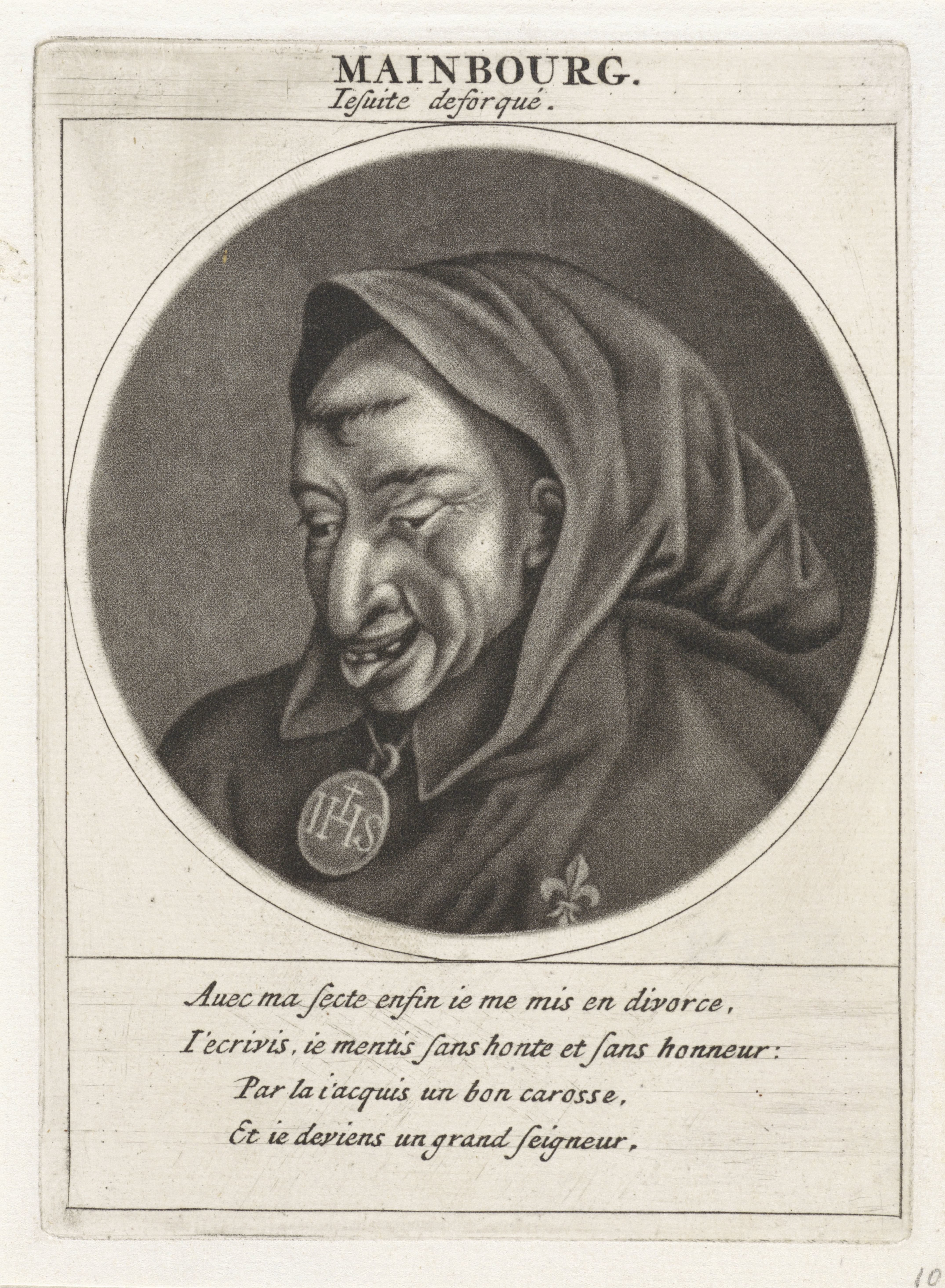 Portret van Louis Maimbourg