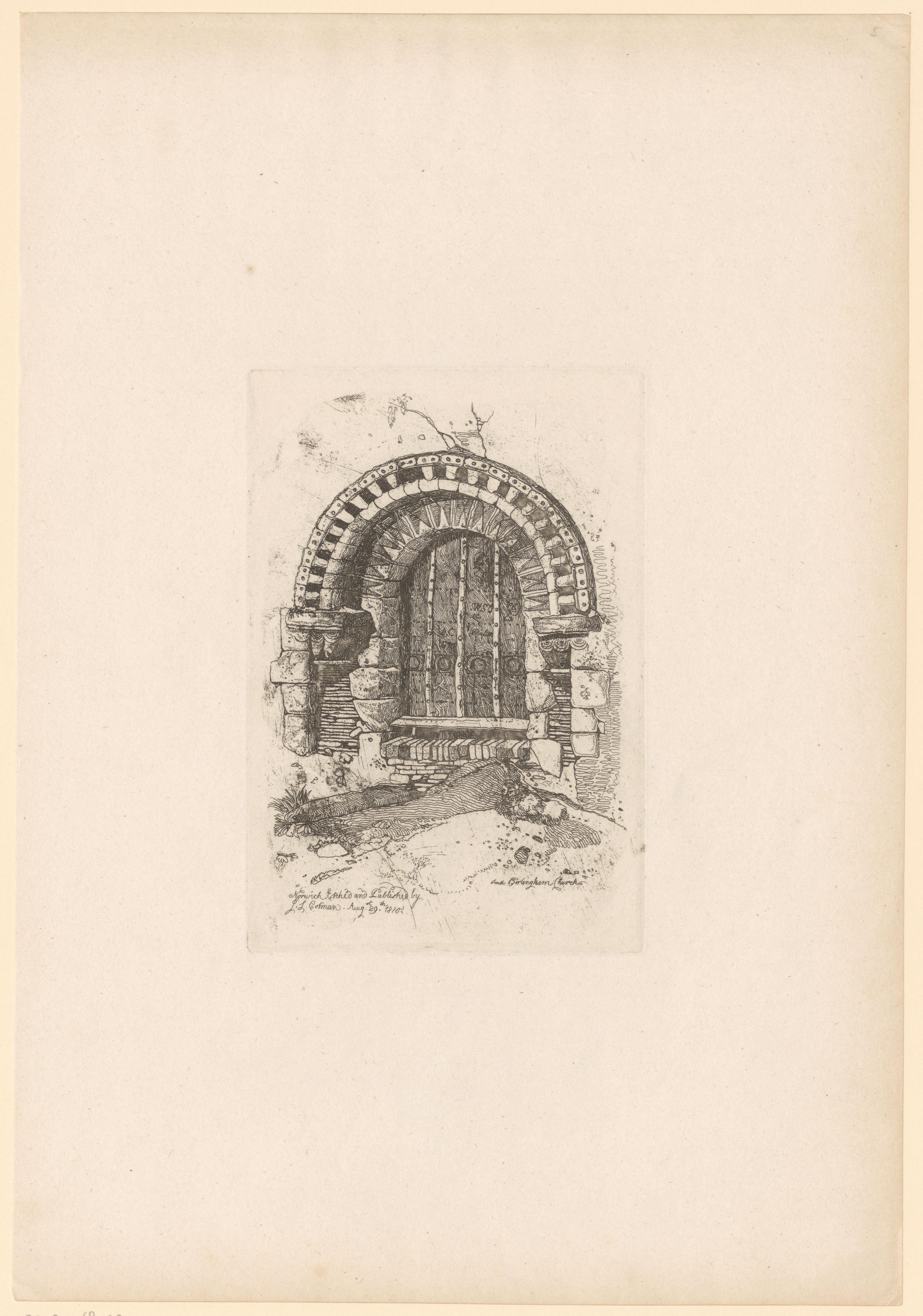 Poort van de Sint Jacobus de Meerdere-kerk in Birlingham