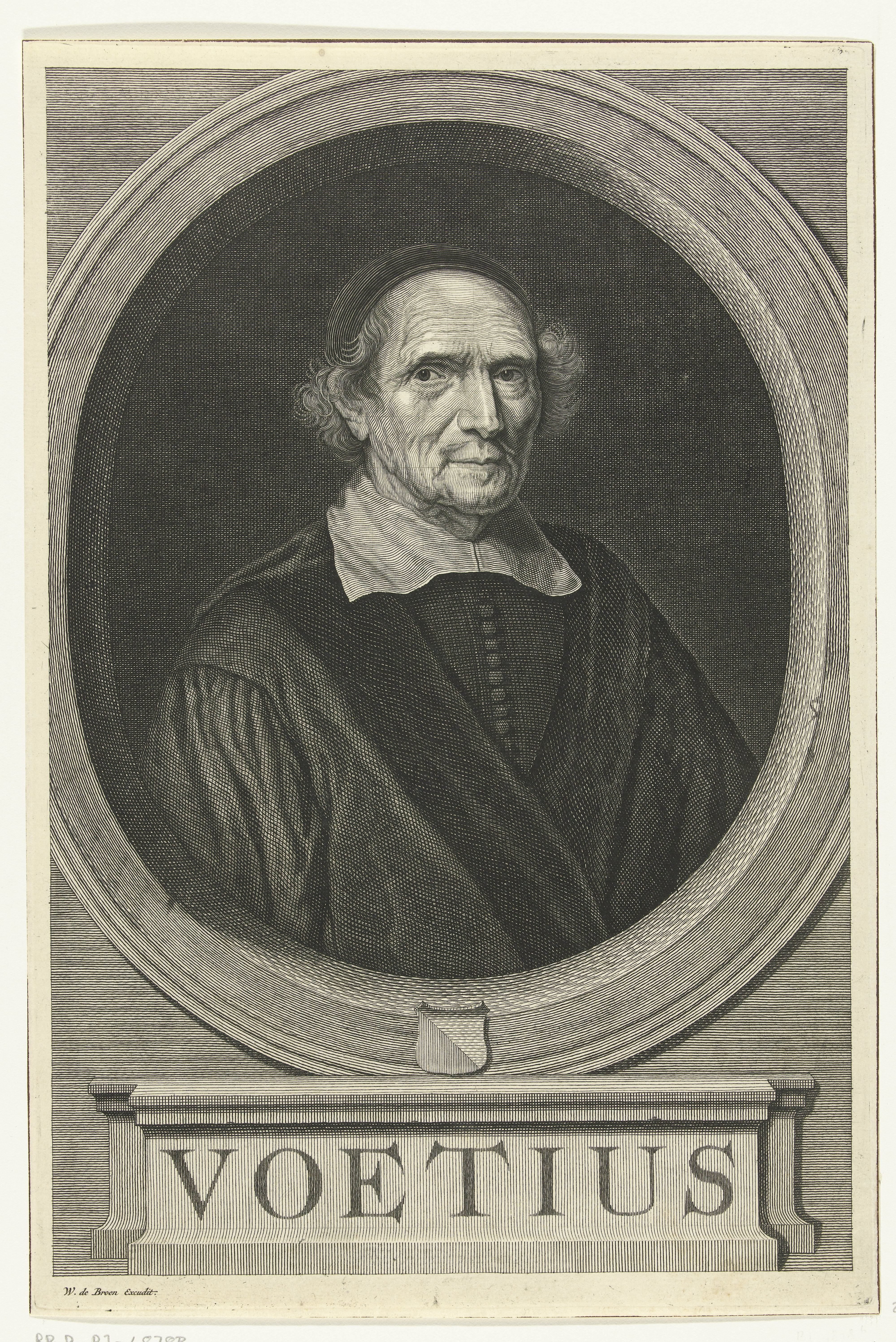 Portret van Gijsbert Voet