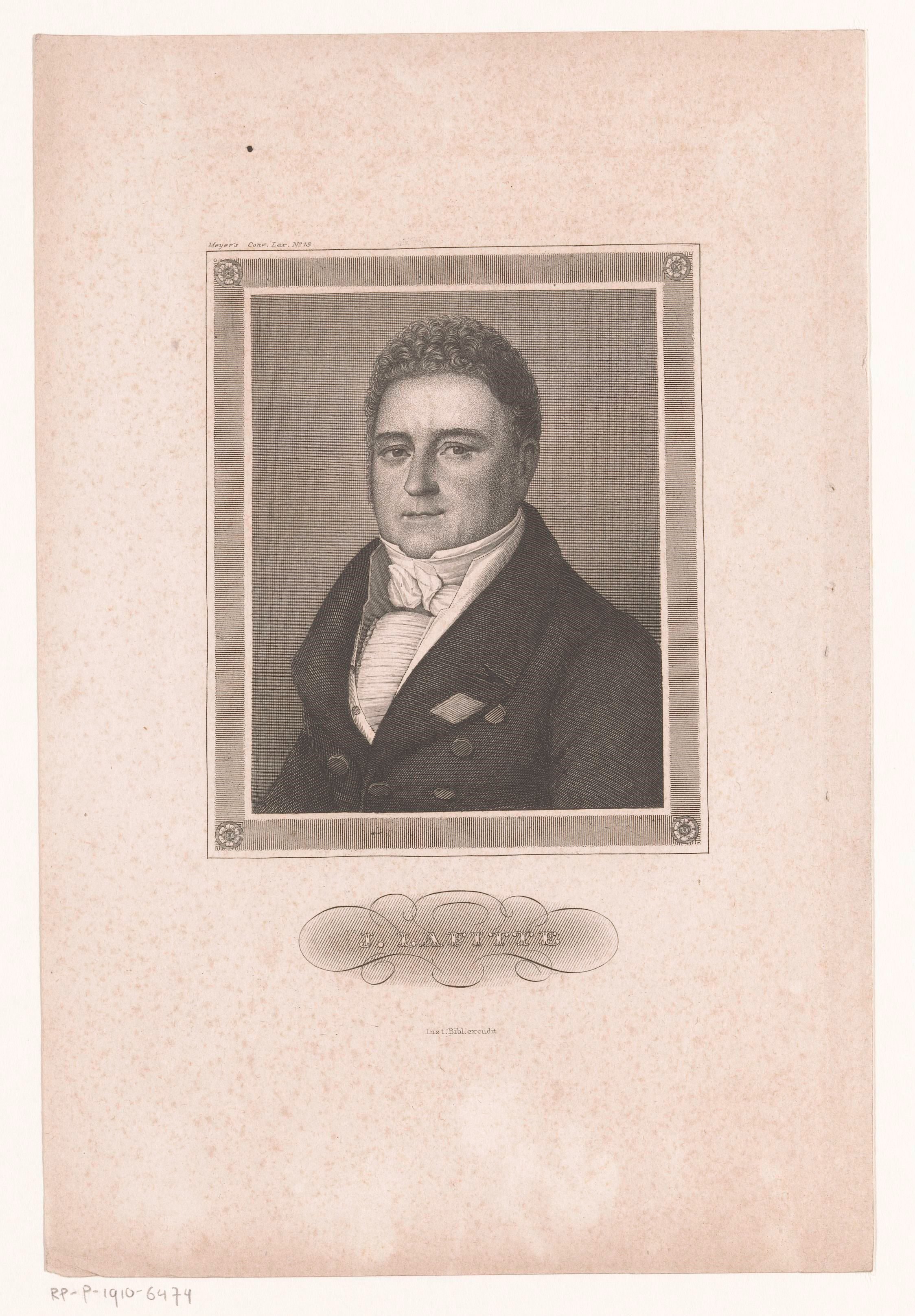 Portret van Jacques Laffitte