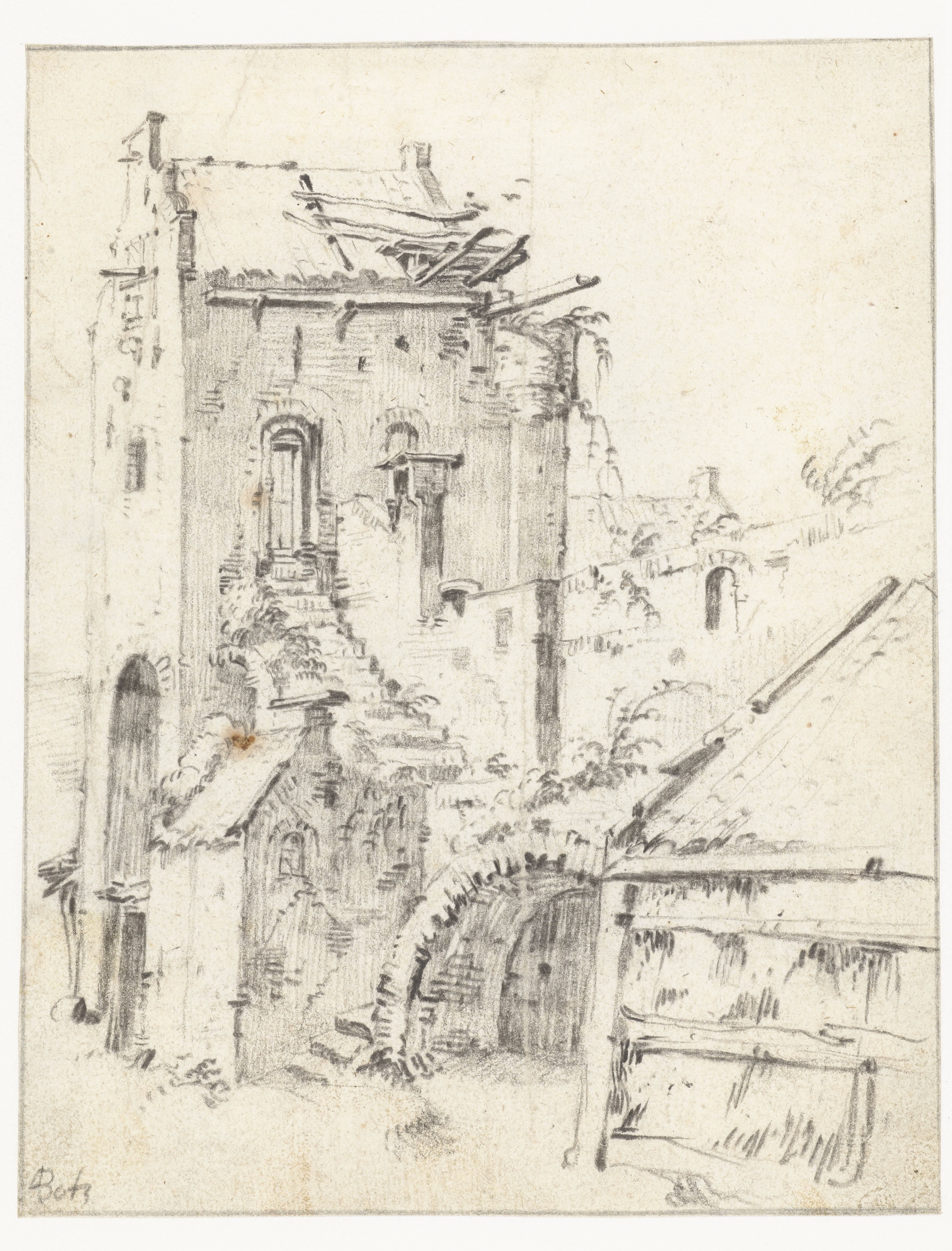 Vervallen stadspoort