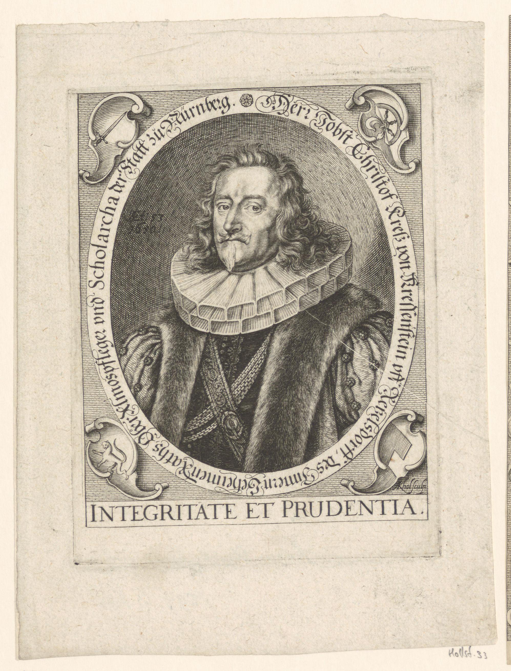 Portret van Jobst Christoph Kress von Kressenstein