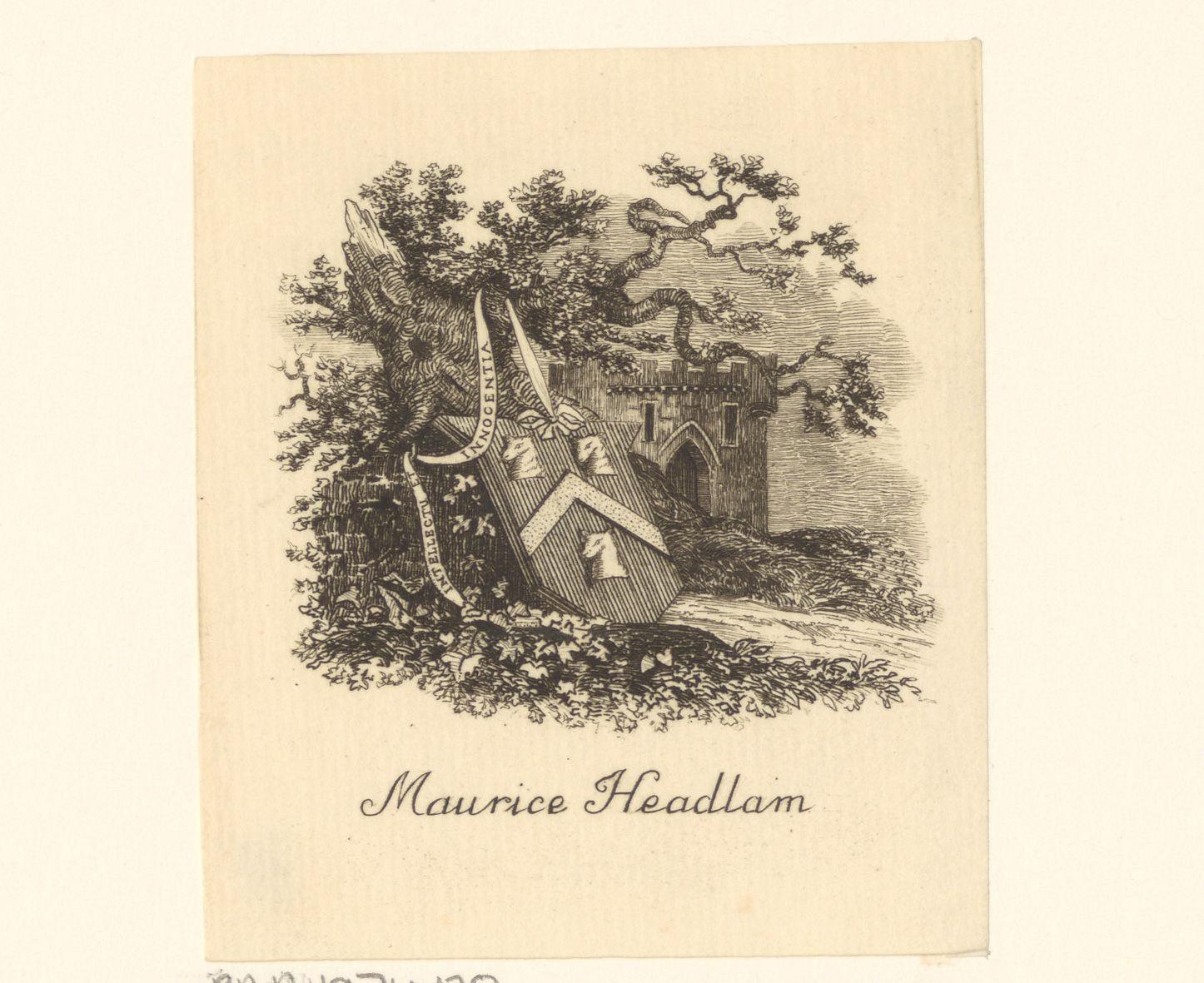 Ex libris van Maurice Headlam