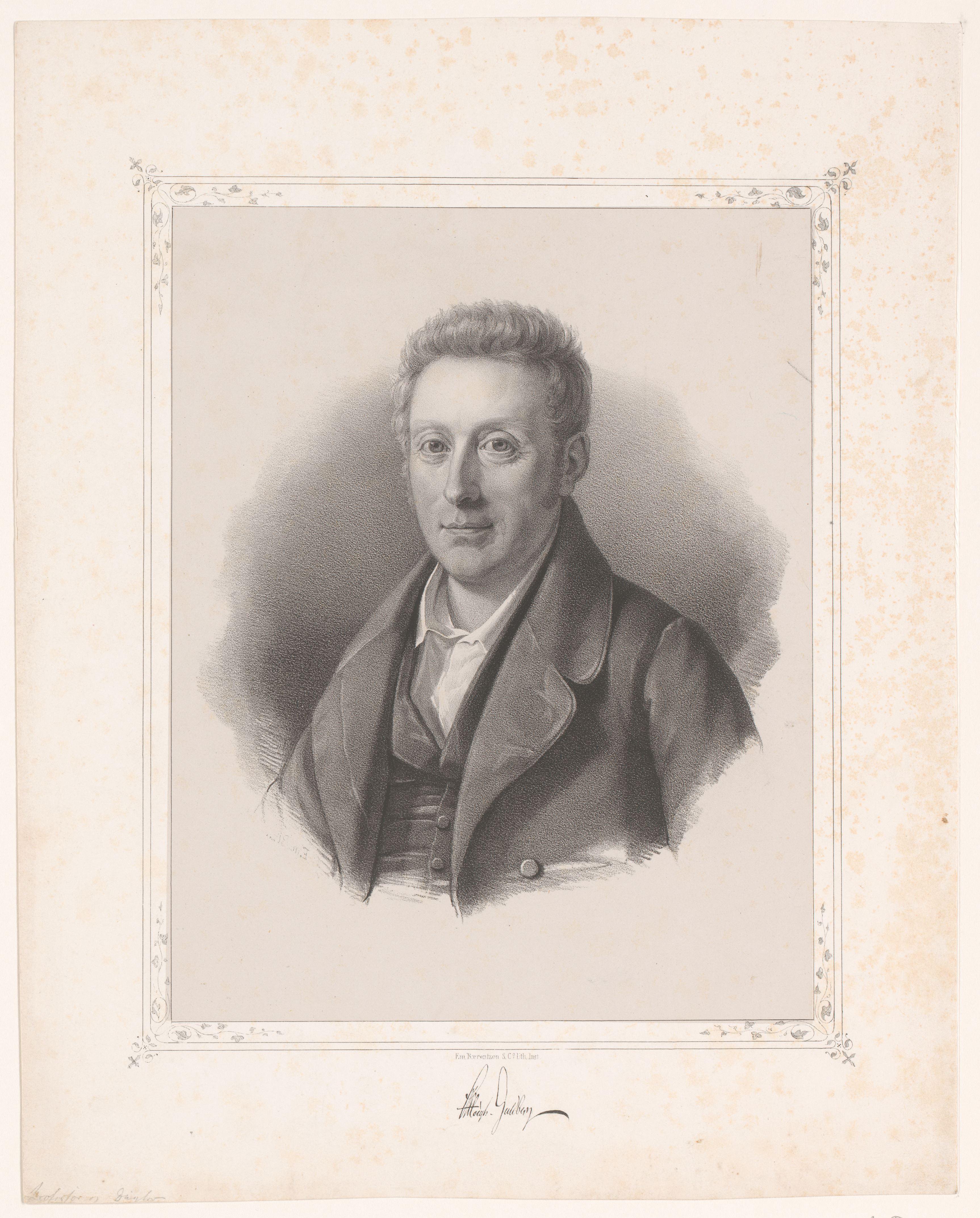 Portret van Frederik Høegh-Guldberg