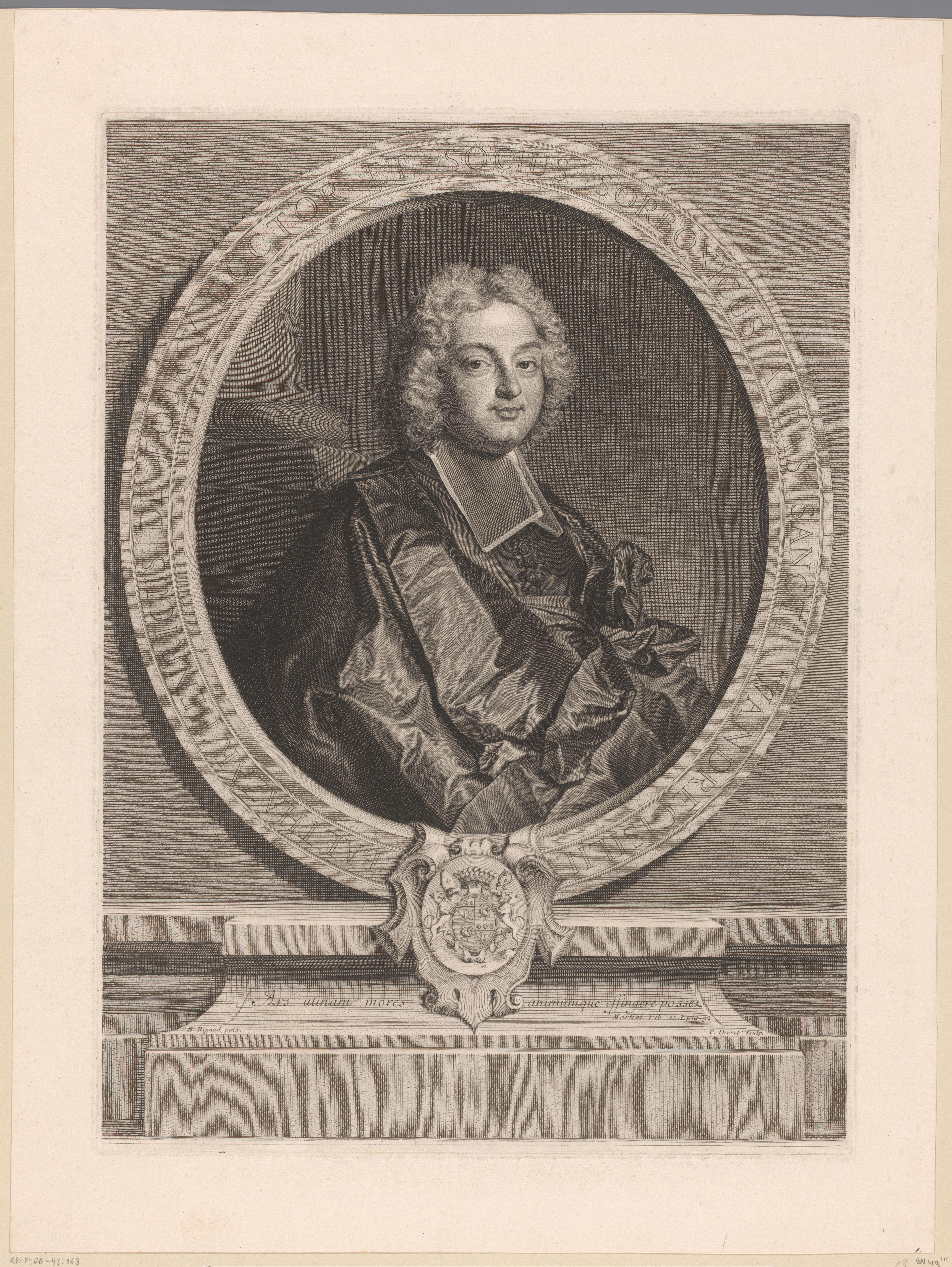 Portret van Balthazar-Henry de Fourcy