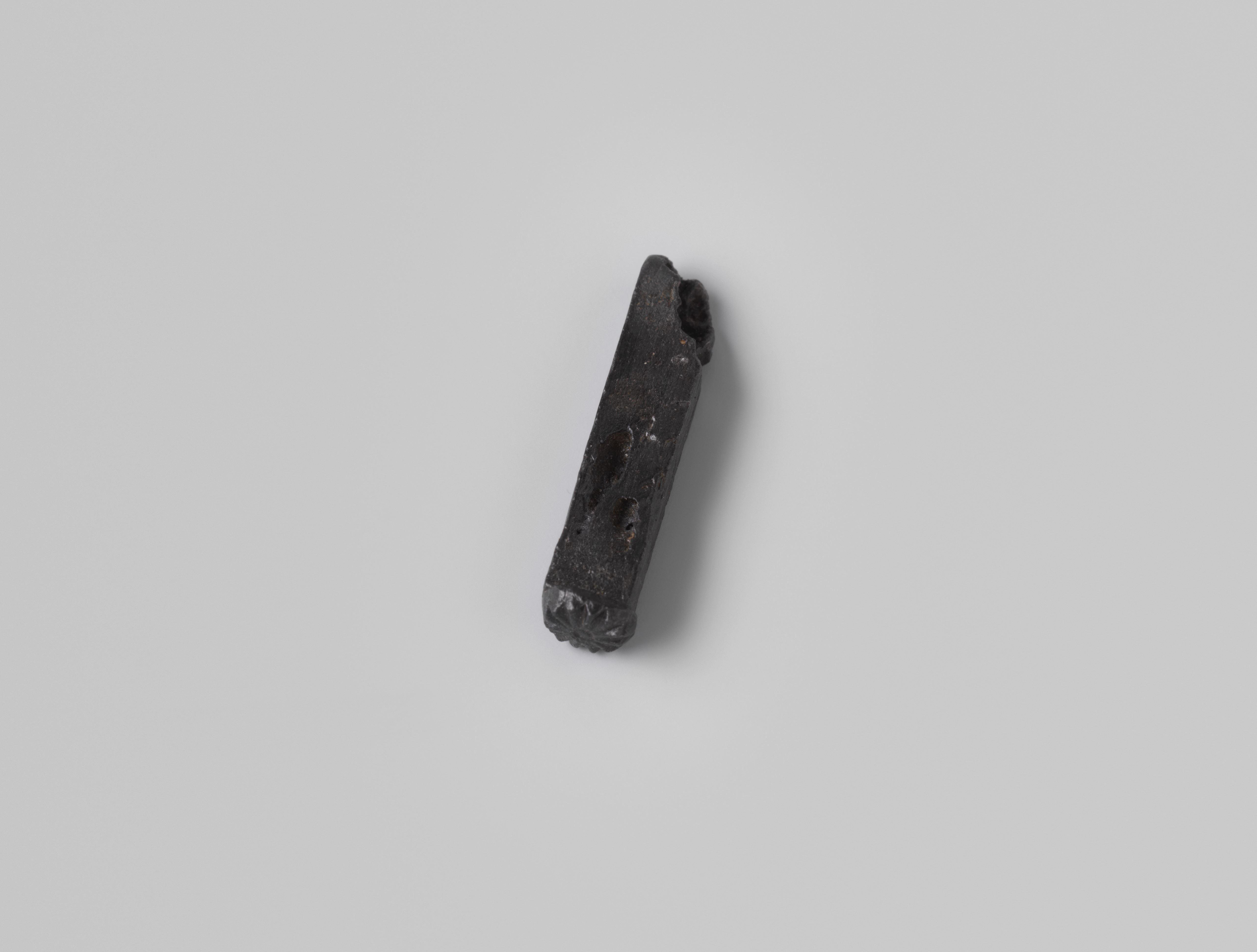 Printing type with star shape from the wreck of the Dutch East India ship Hollandia