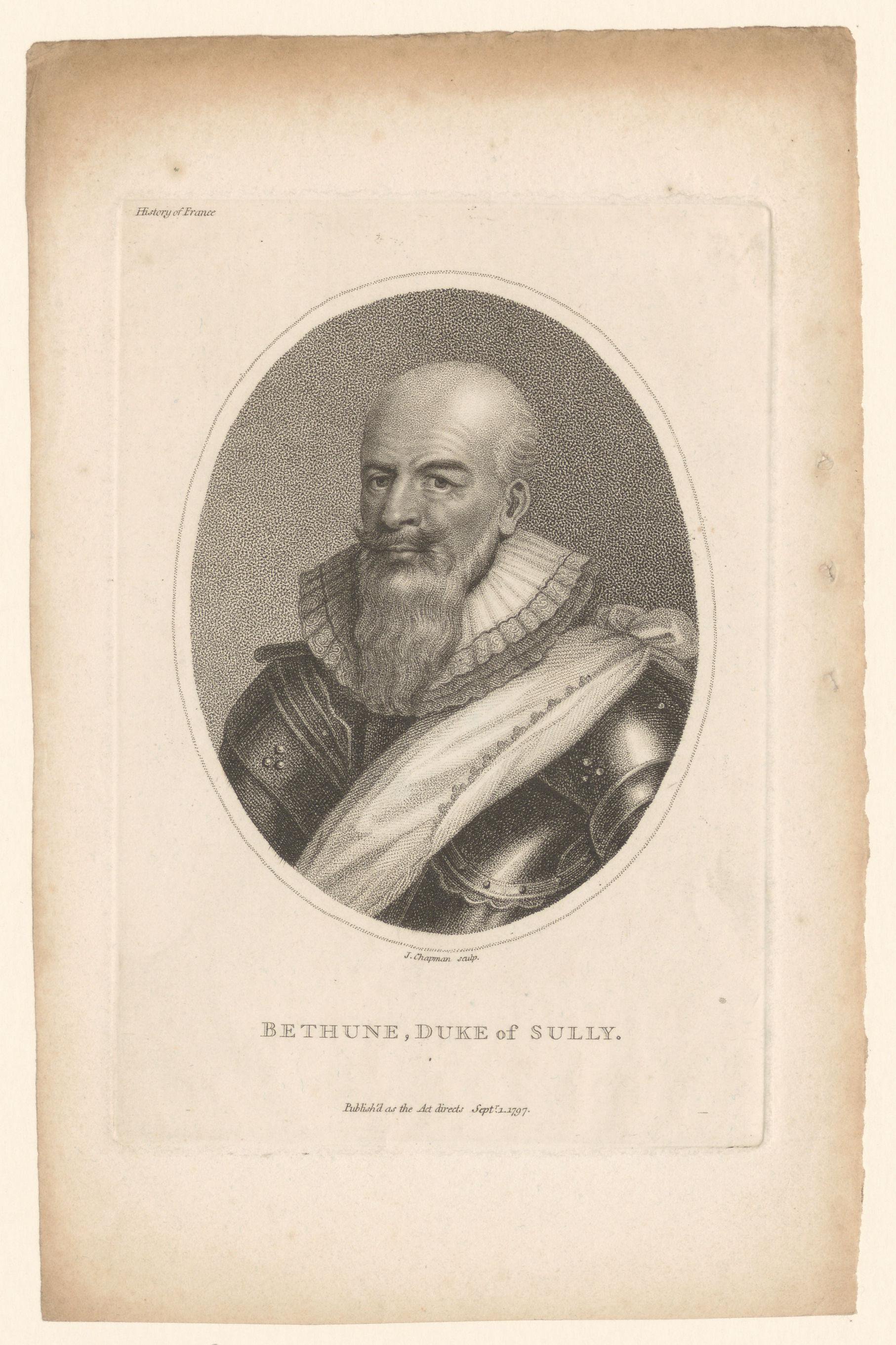 Portret van Maximilien de Béthune