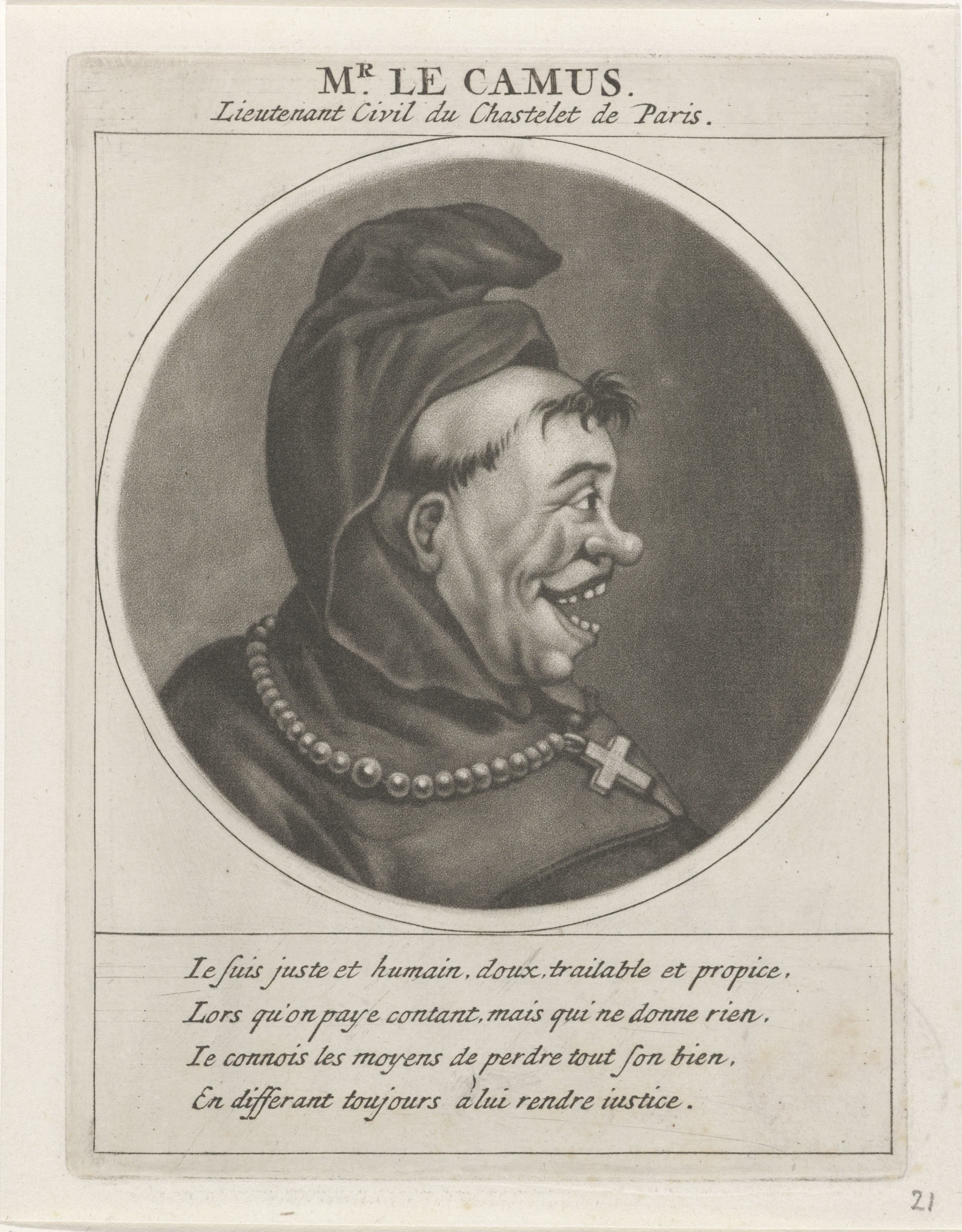Portret van Nicolas Le Camus
