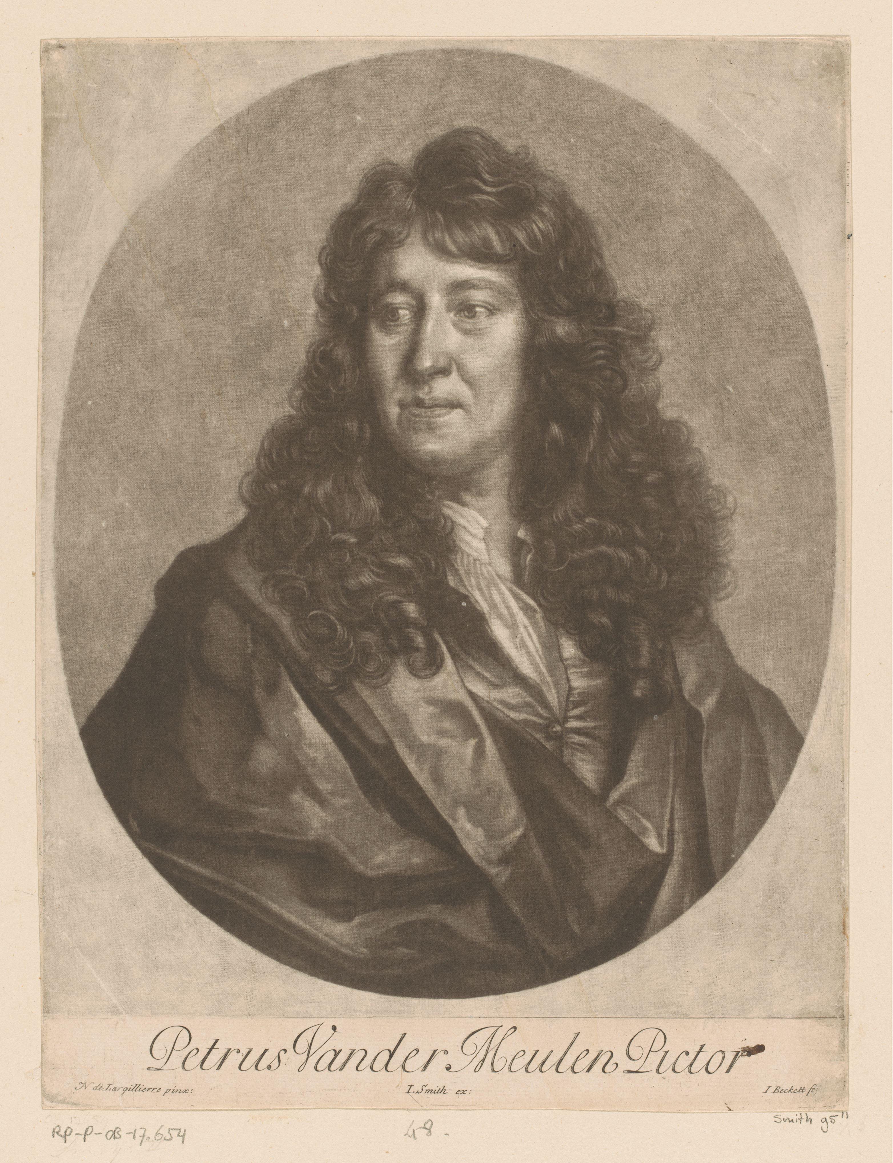 Portret van Pieter van der Meulen